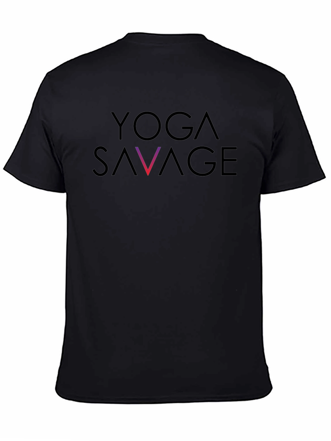 Yoga Savage Graphic Tee - Black