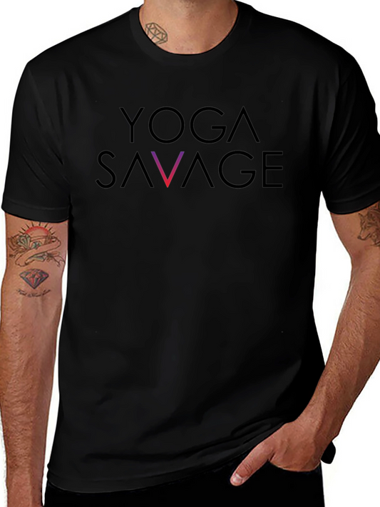 Yoga Savage Graphic Tee - Black