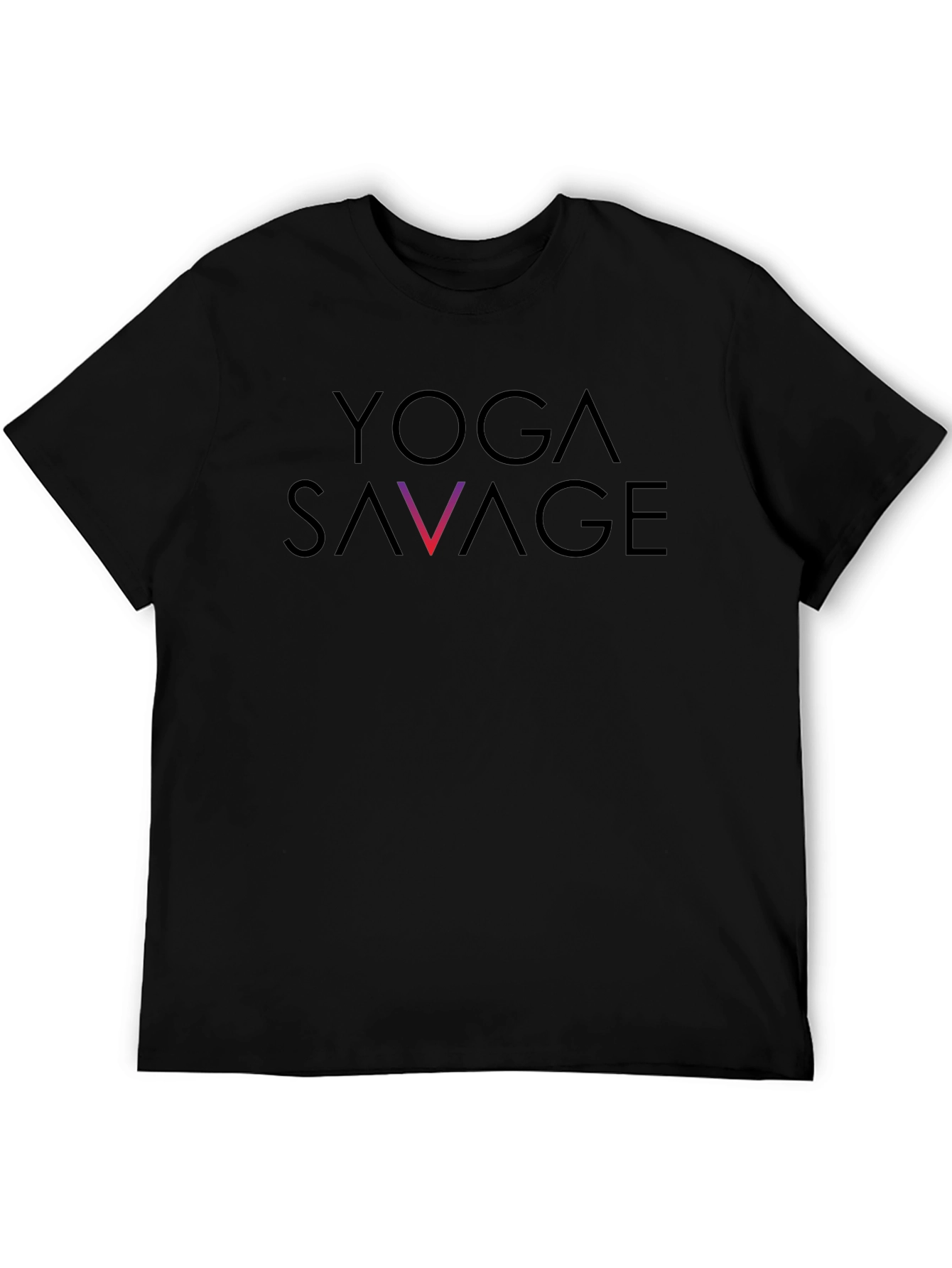 Yoga Savage Graphic Tee - Black