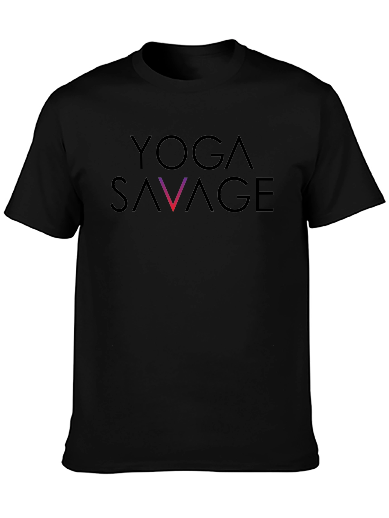 Yoga Savage Graphic Tee - Black