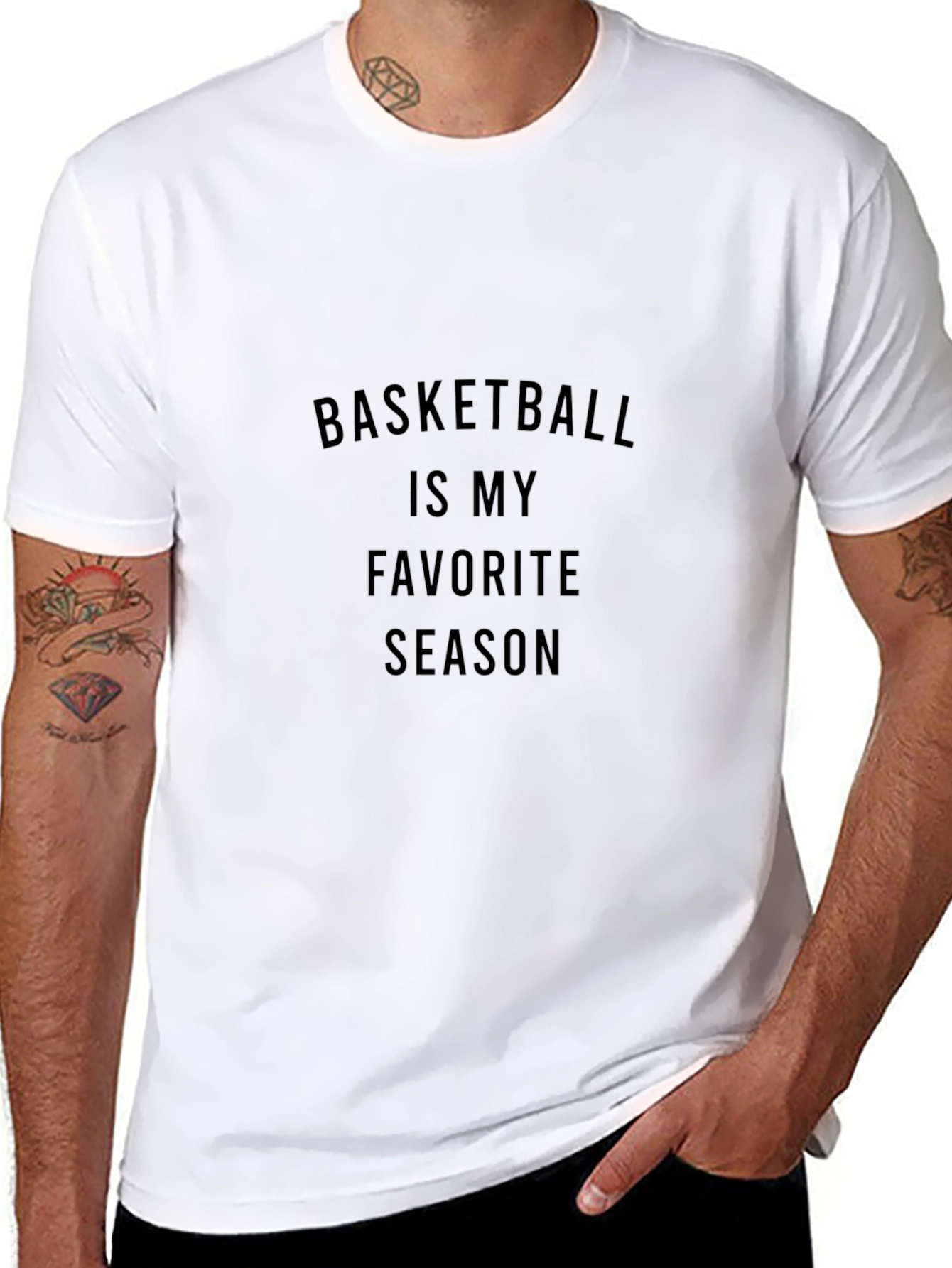 Basketball Fan Black T-Shirt