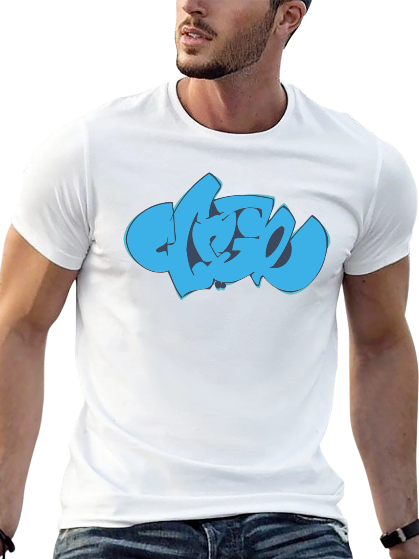 Graffiti Style Graphic Tee - Cool Streetwear T-Shirt