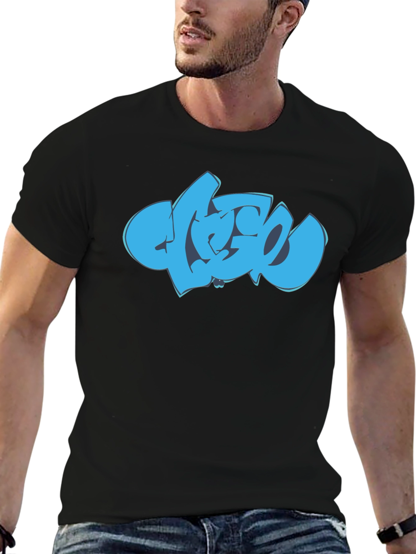 Graffiti Style Graphic Tee - Cool Streetwear T-Shirt