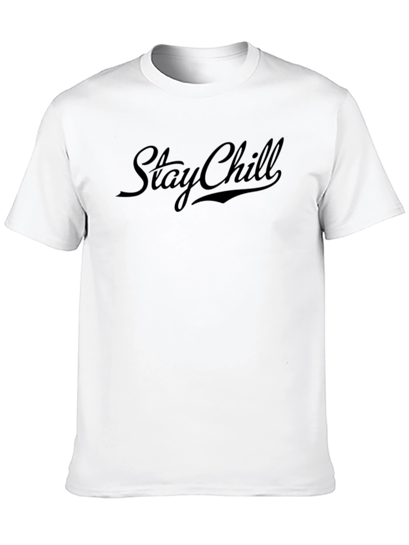 Stay Chill Black Graphic Tee