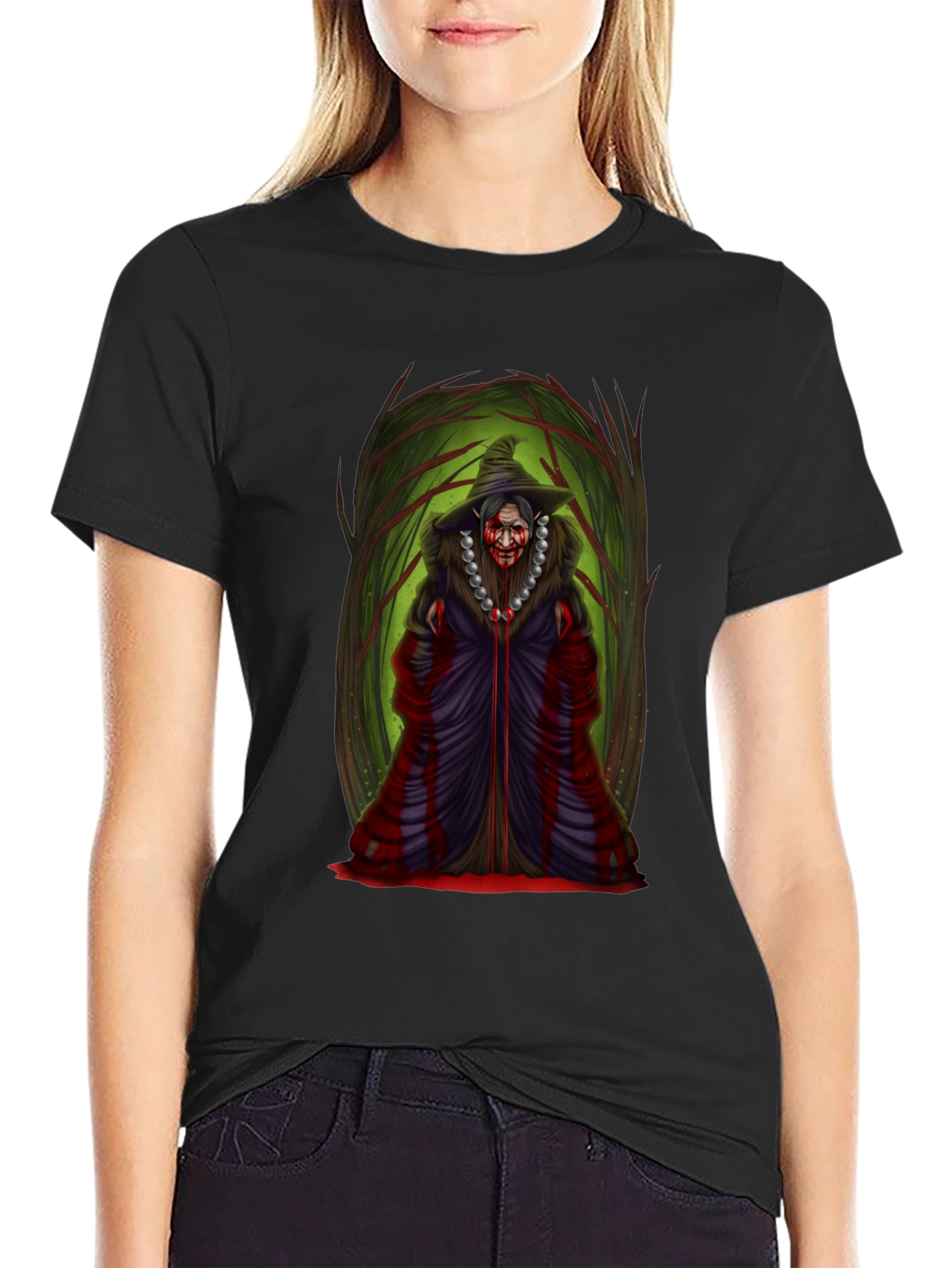 Witch Graphic Tee - Spooky Season Shirt