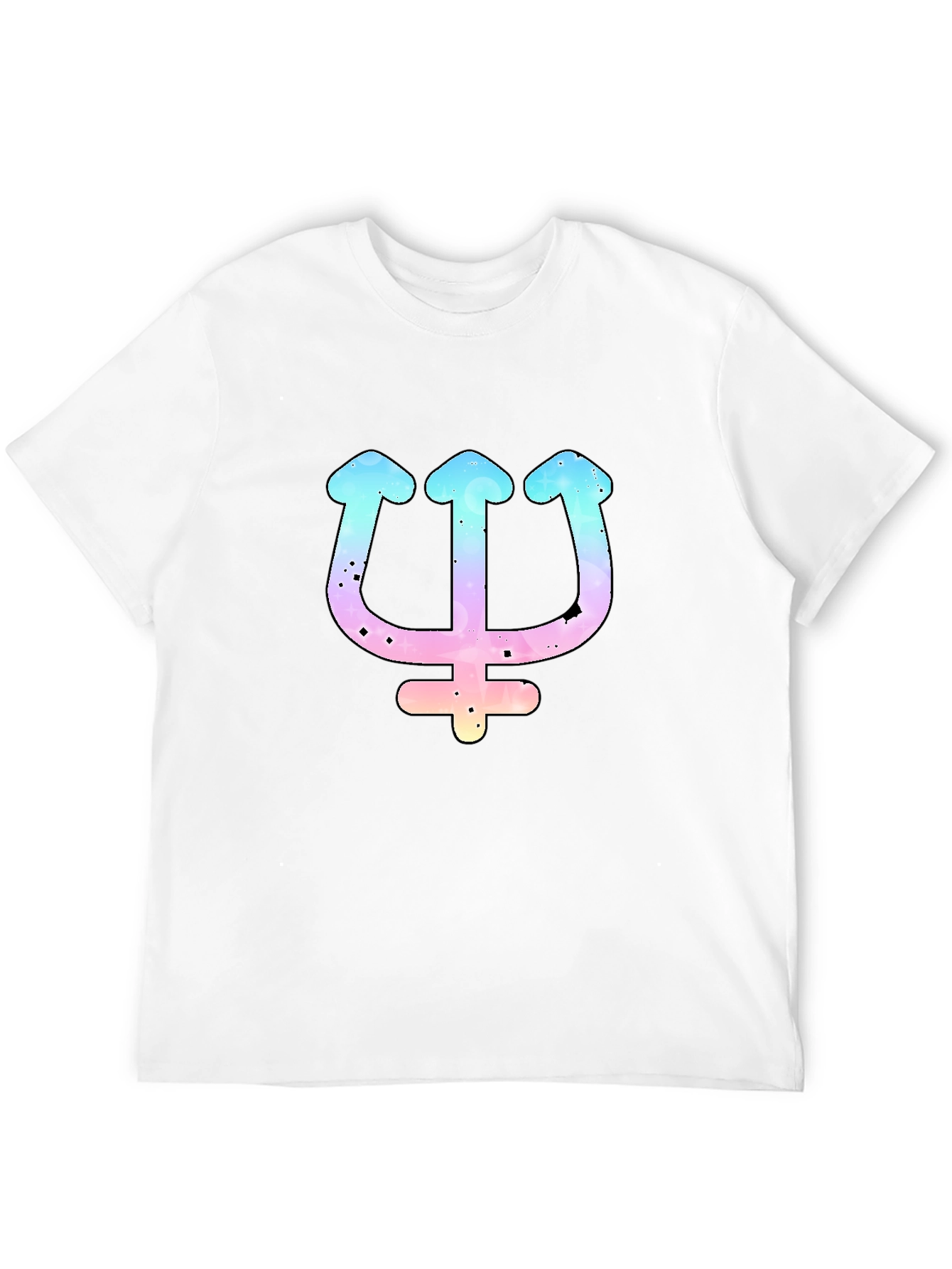 Rainbow Trident Graphic Tee - Unisex