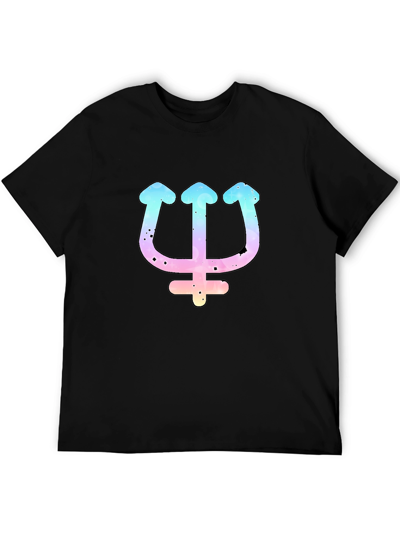 Rainbow Trident Graphic Tee - Unisex