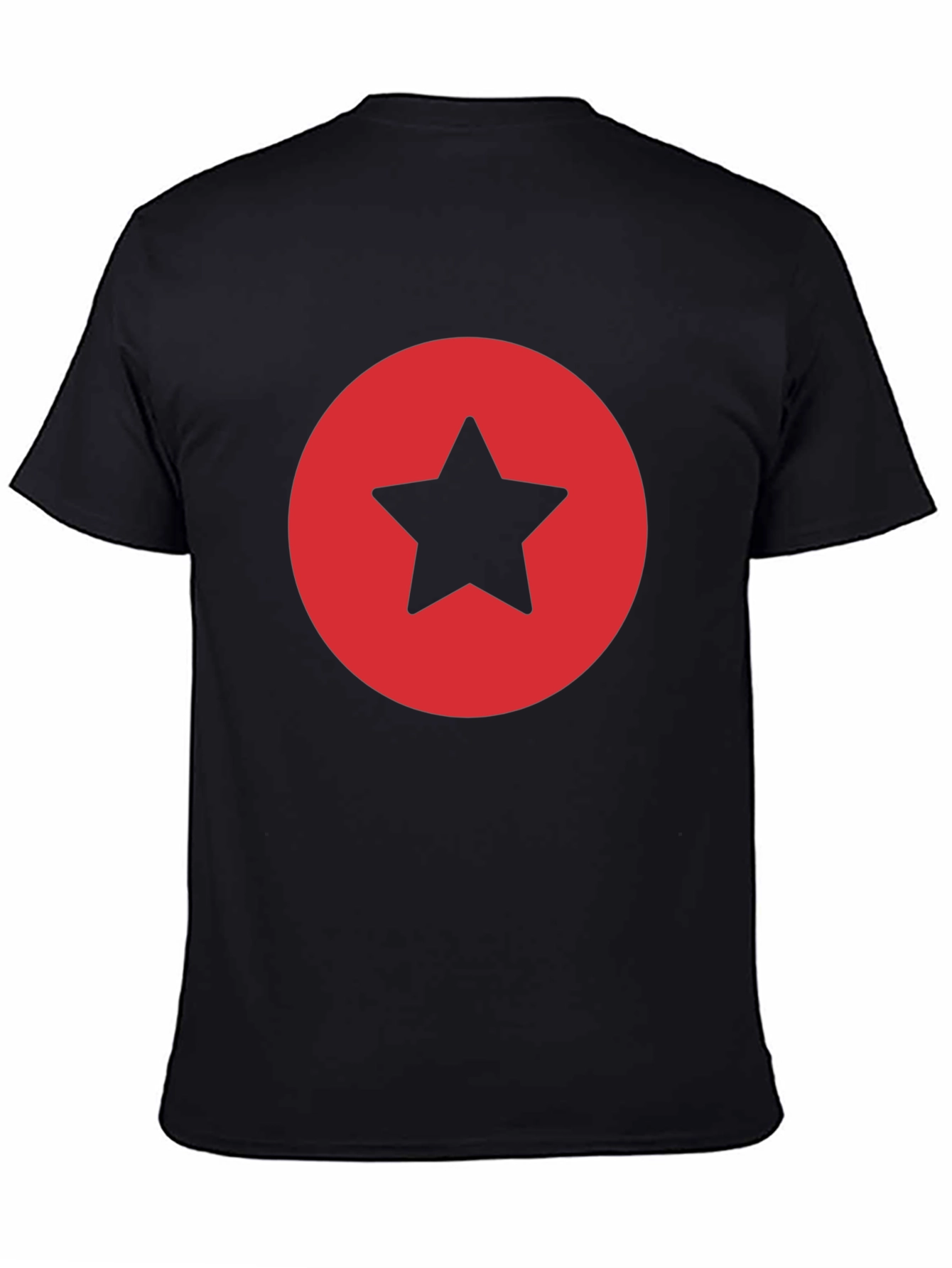 Star Circle Graphic Tee - Classic Black