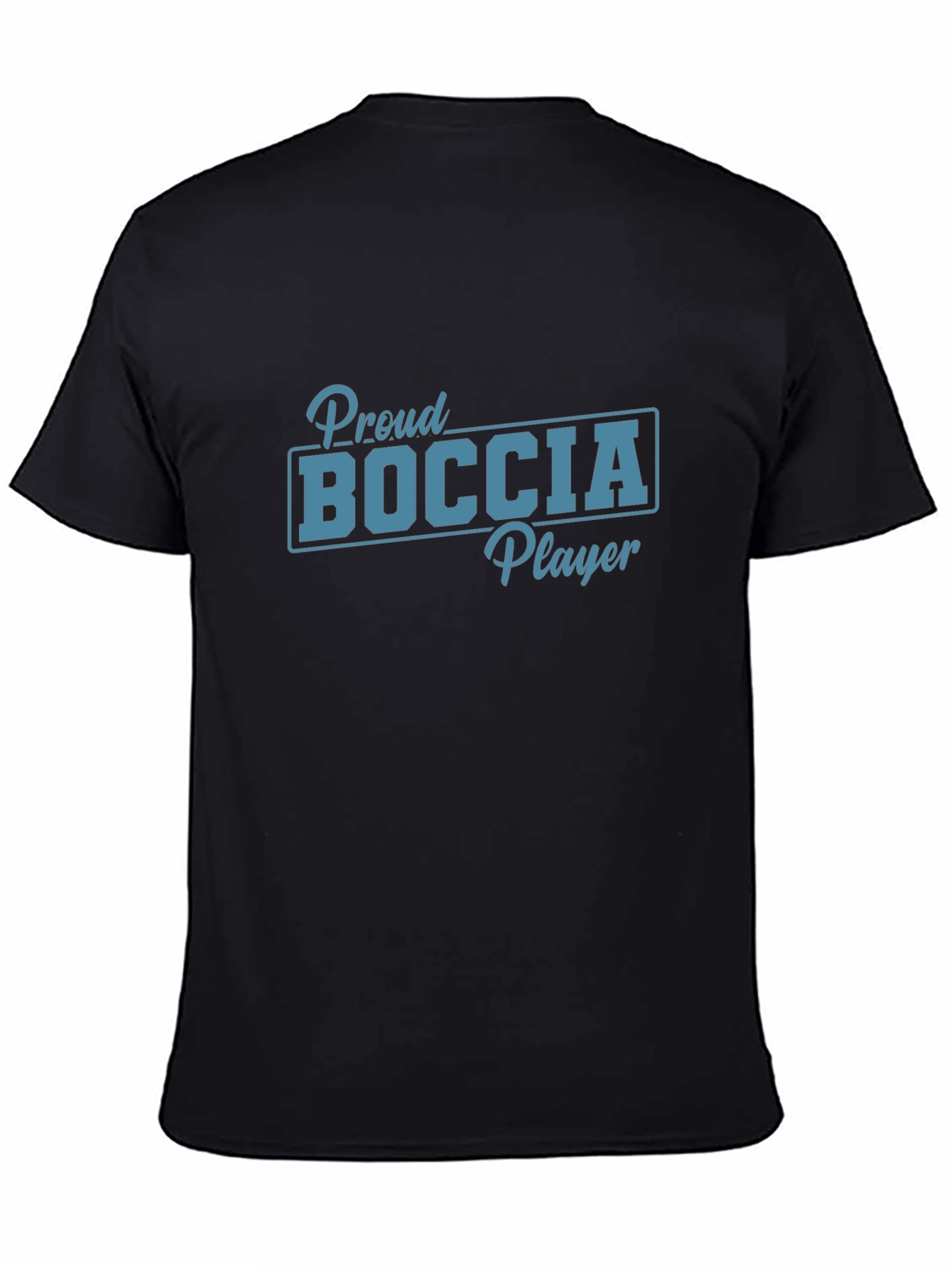 Proud Boccia Player Graphic Tee - Black