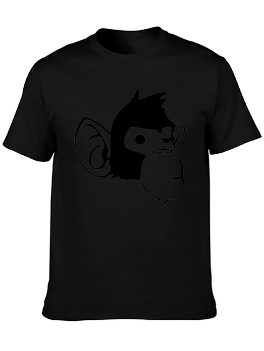 Cool Monkey Graphic Black T-Shirt