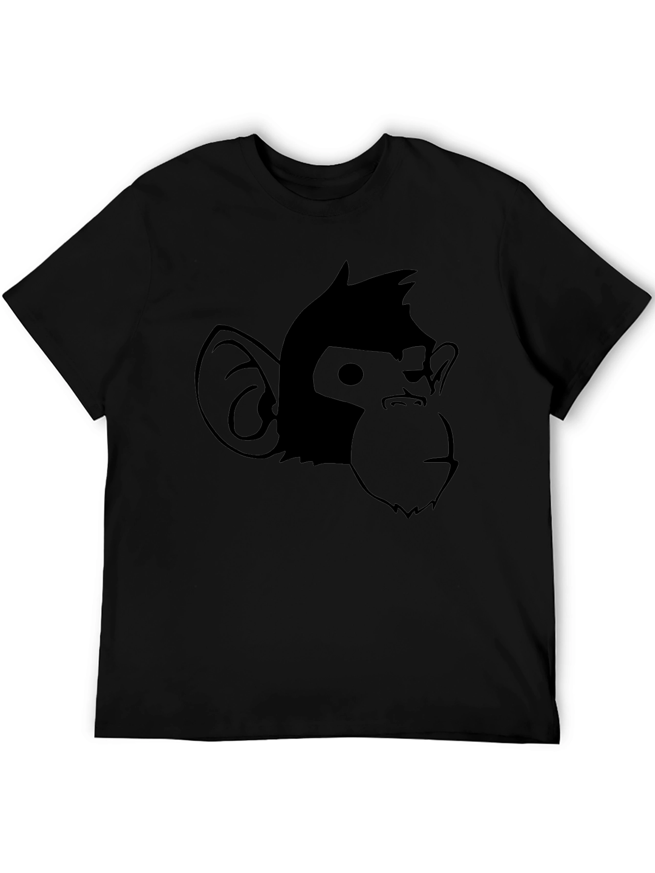 Cool Monkey Graphic Black T-Shirt