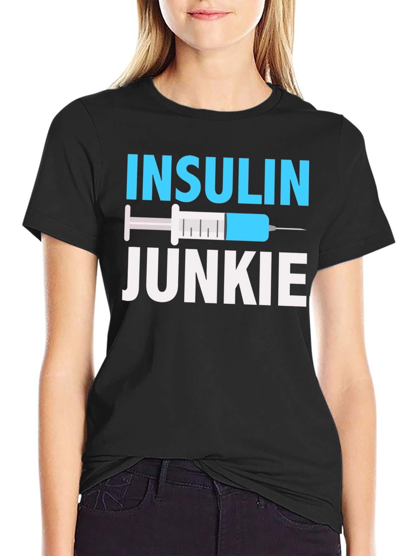 Insulin Junkie Graphic T-Shirt - Diabetes Awareness