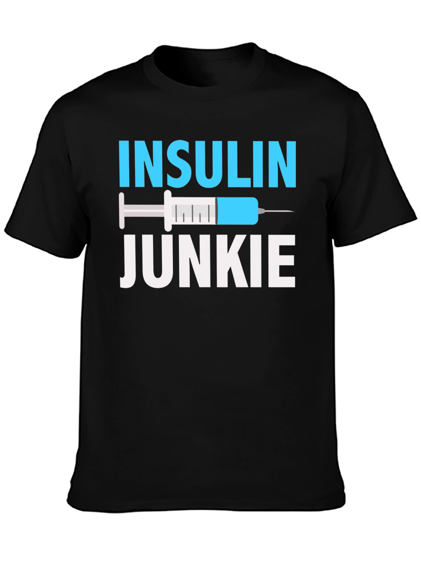 Insulin Junkie Graphic T-Shirt - Diabetes Awareness