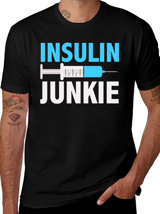 Insulin Junkie Graphic T-Shirt - Diabetes Awareness