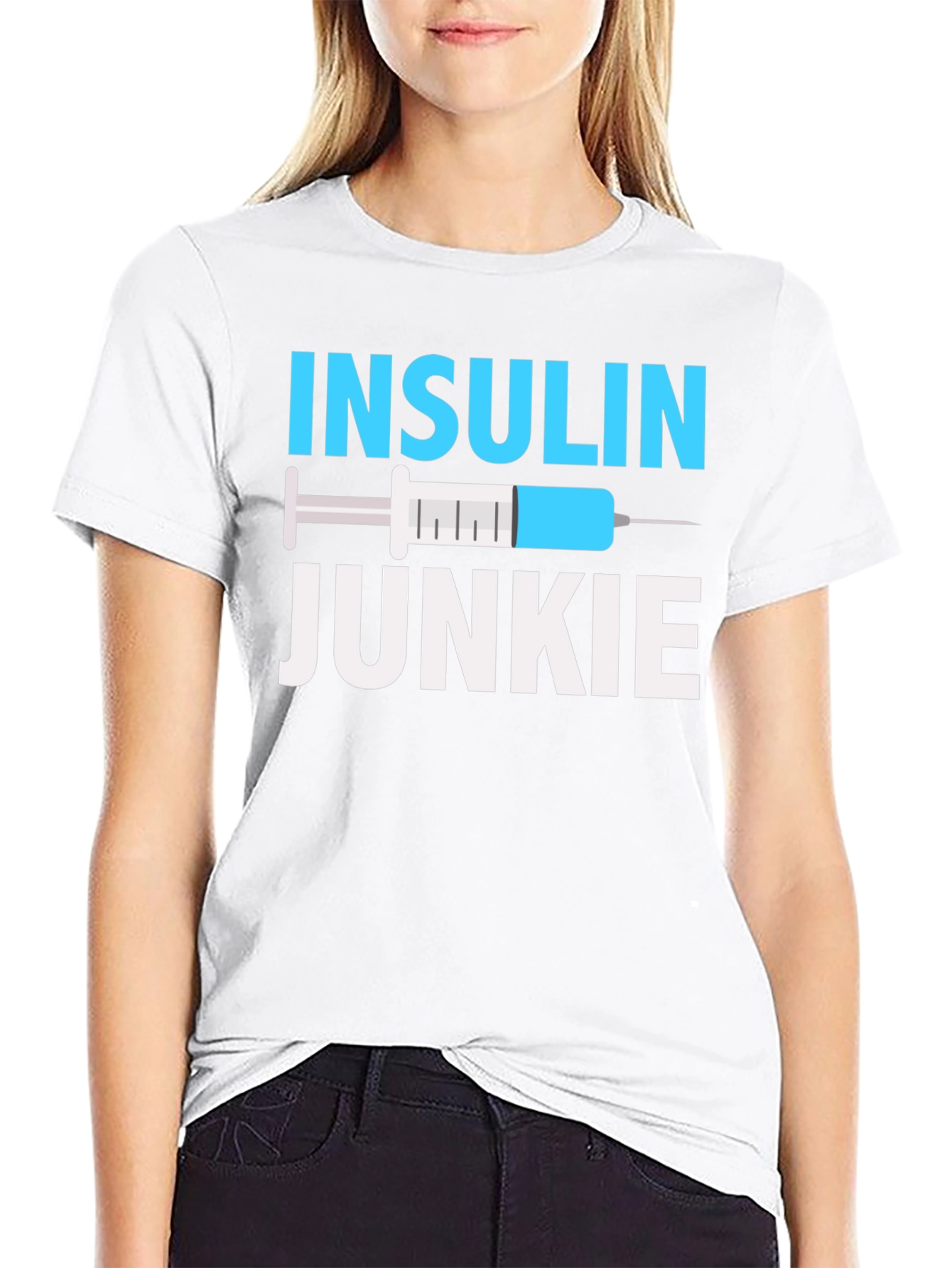 Insulin Junkie Graphic T-Shirt - Diabetes Awareness