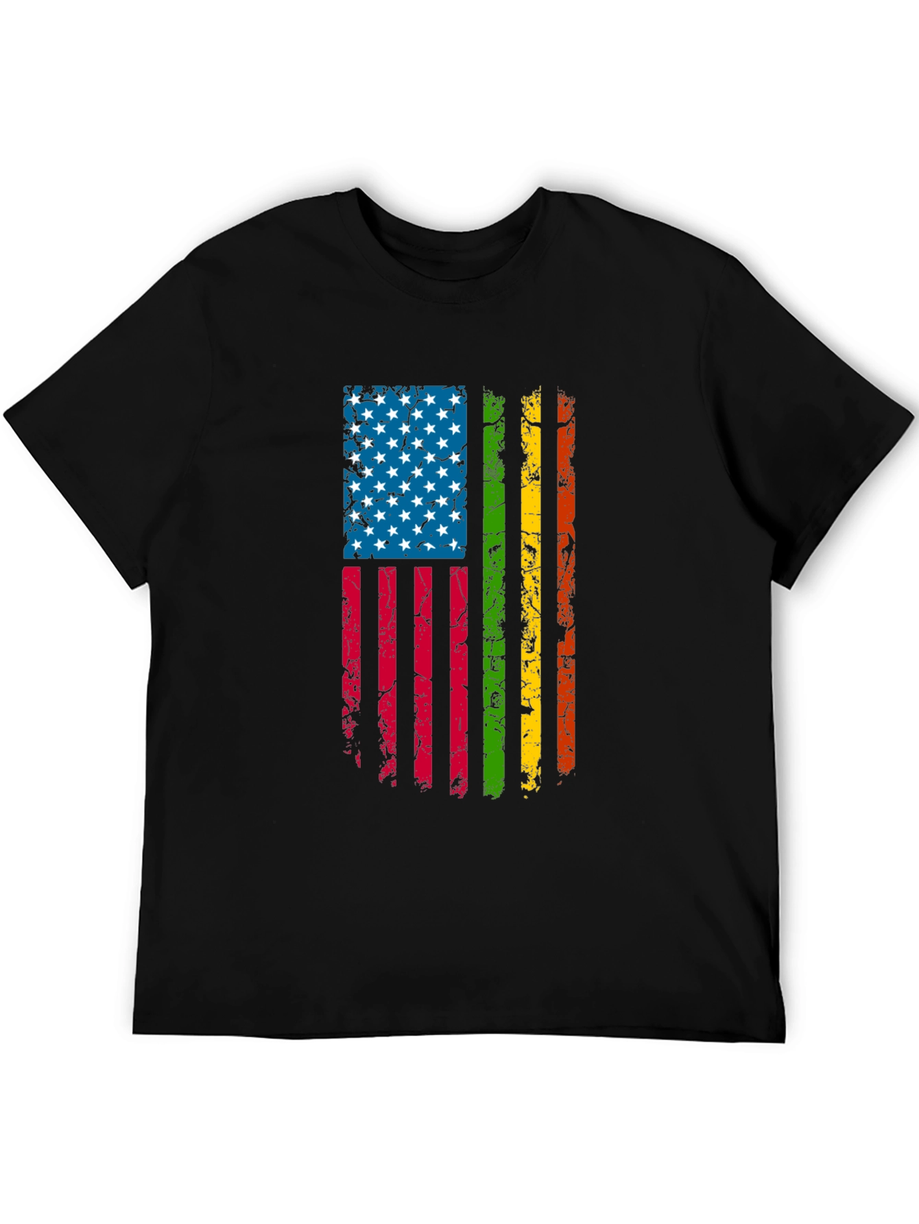 Distressed USA Flag Pride T-Shirt
