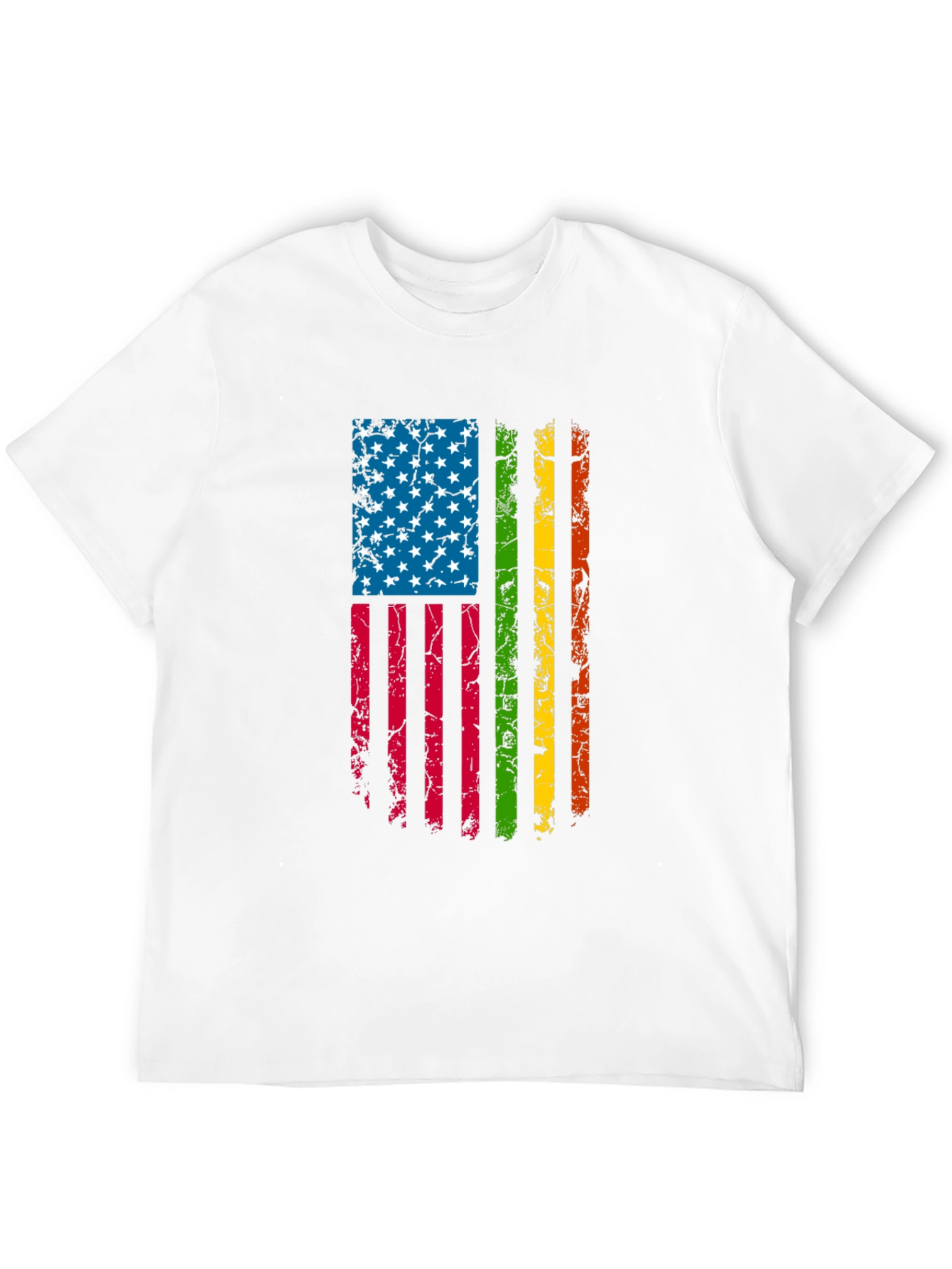 Distressed USA Flag Pride T-Shirt