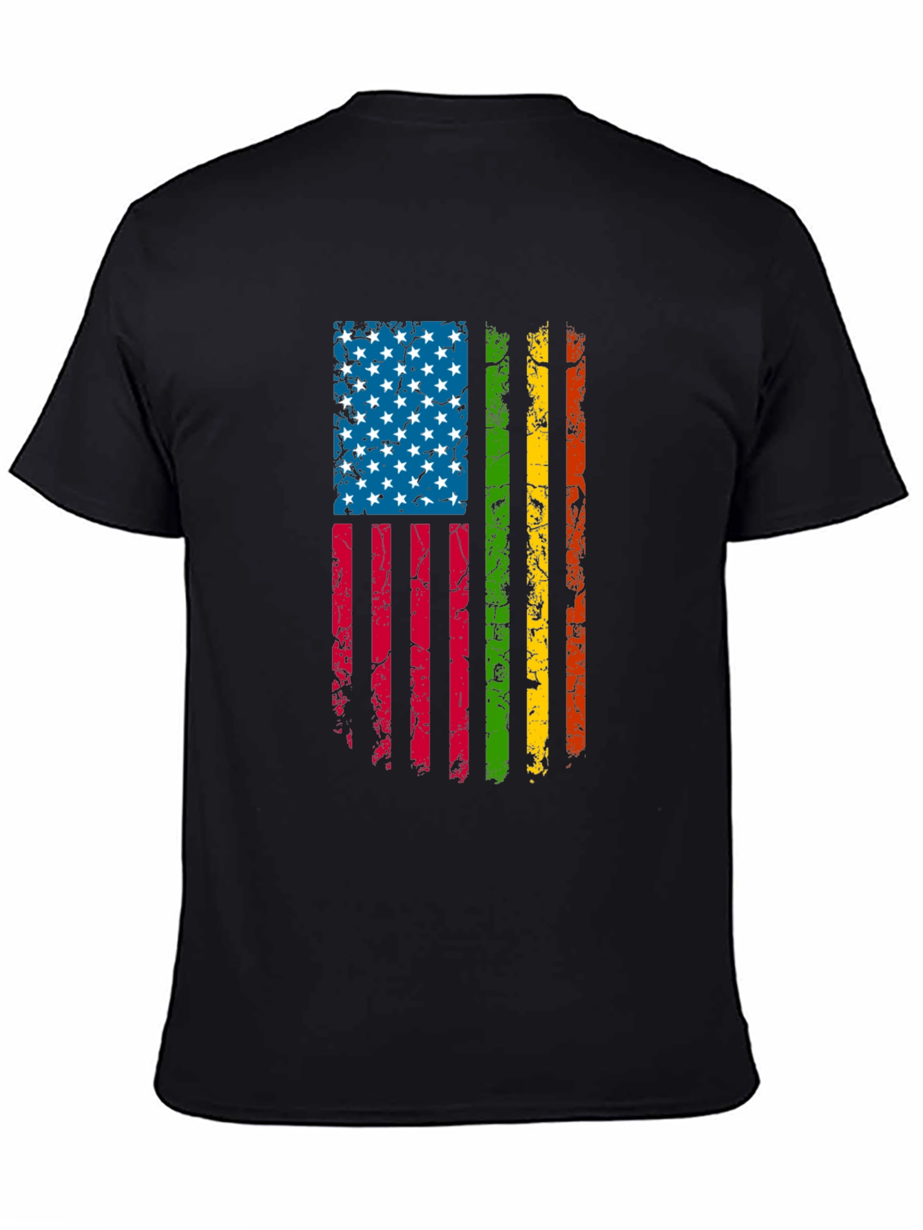 Distressed USA Flag Pride T-Shirt