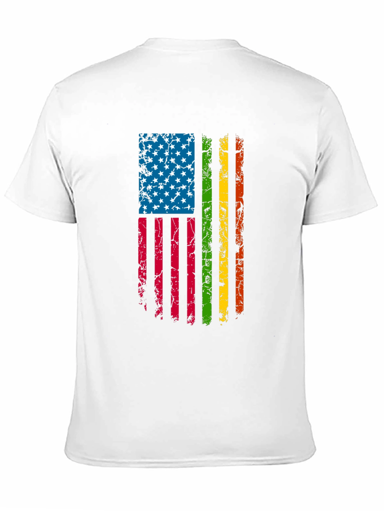 Distressed USA Flag Pride T-Shirt