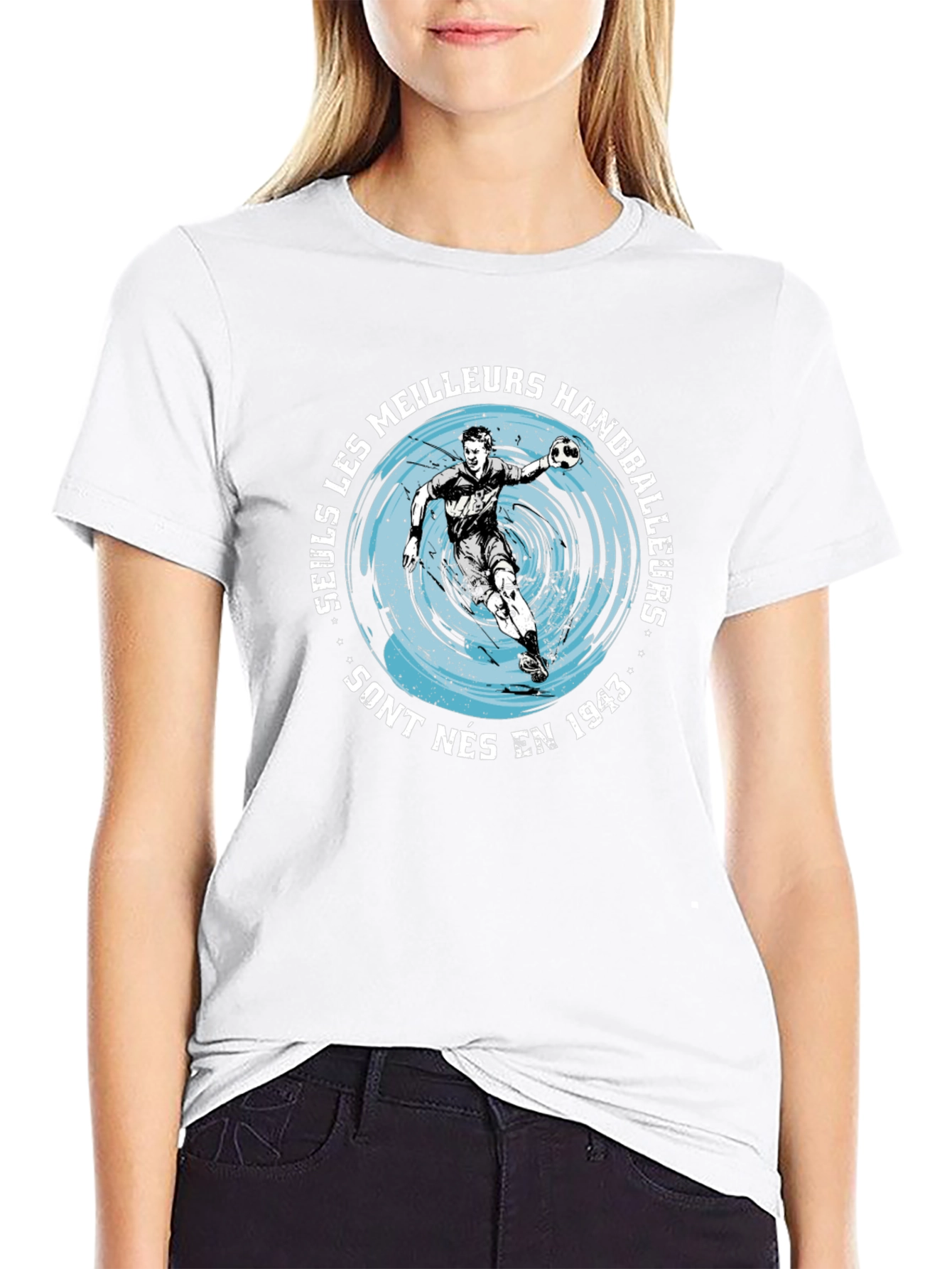 Handball Player Graphic T-Shirt - Born in 1943