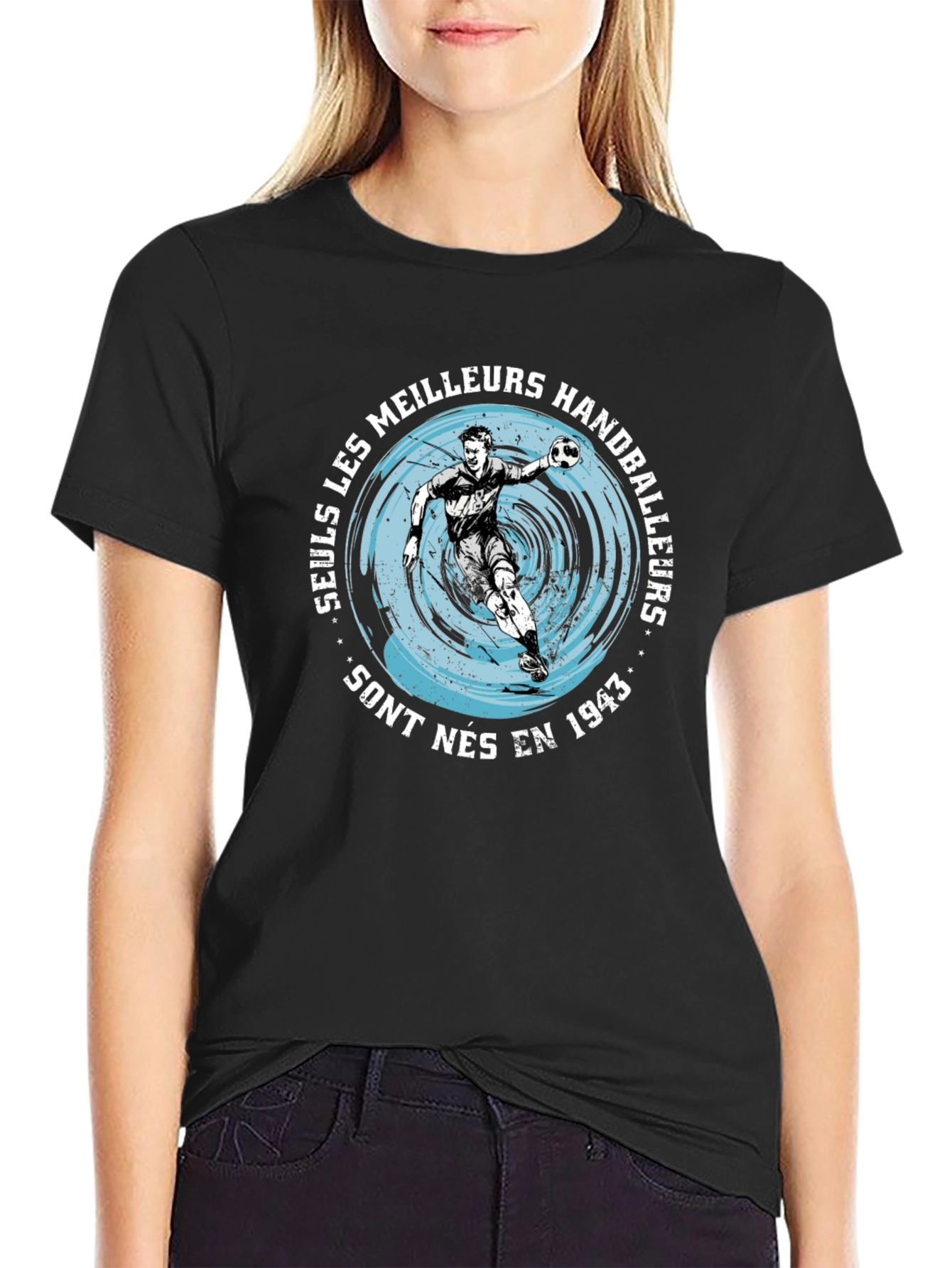 Handball Player Graphic T-Shirt - Born in 1943