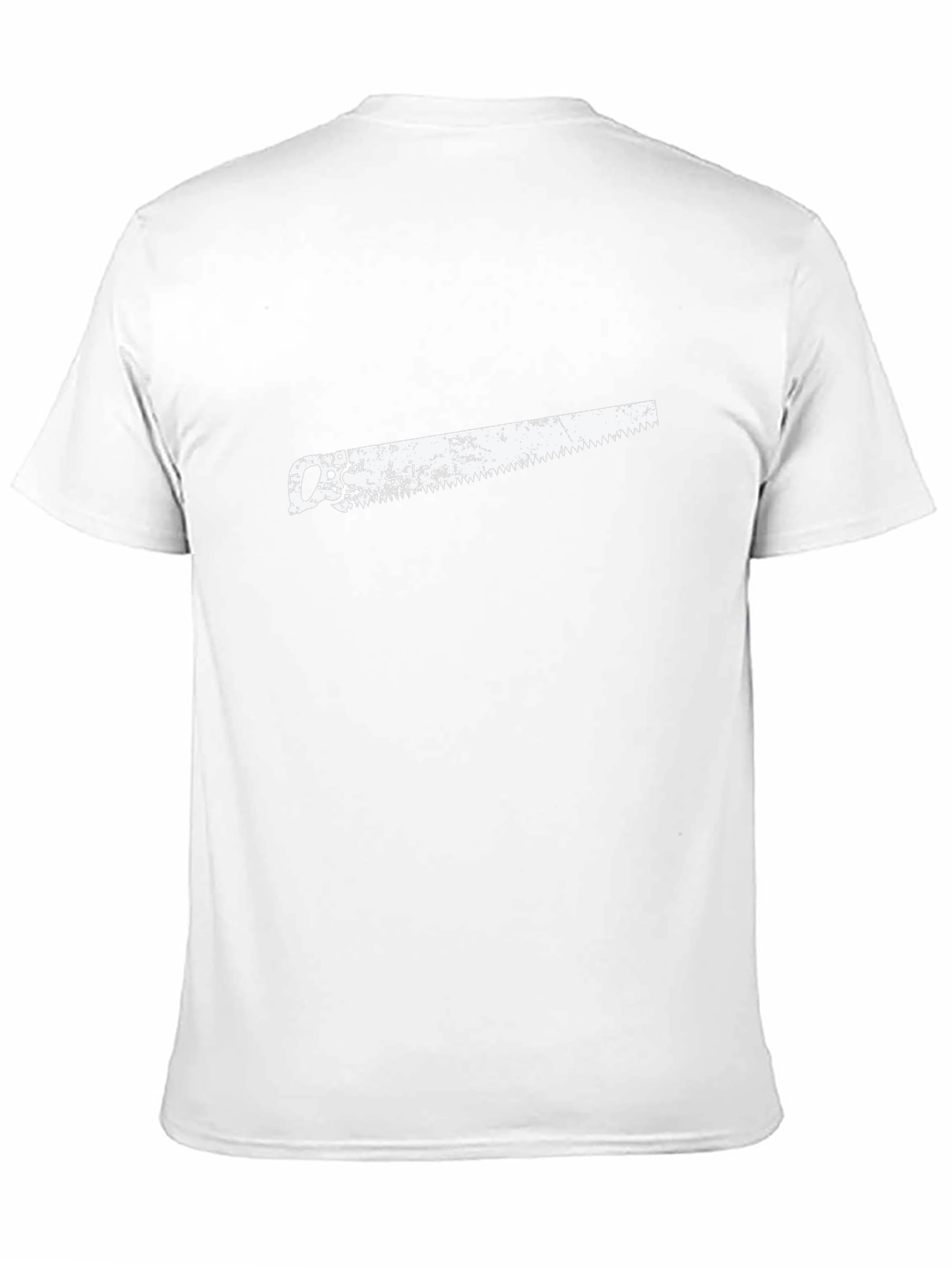 Saw Graphic Black Tee - Carpenter Gift Idea