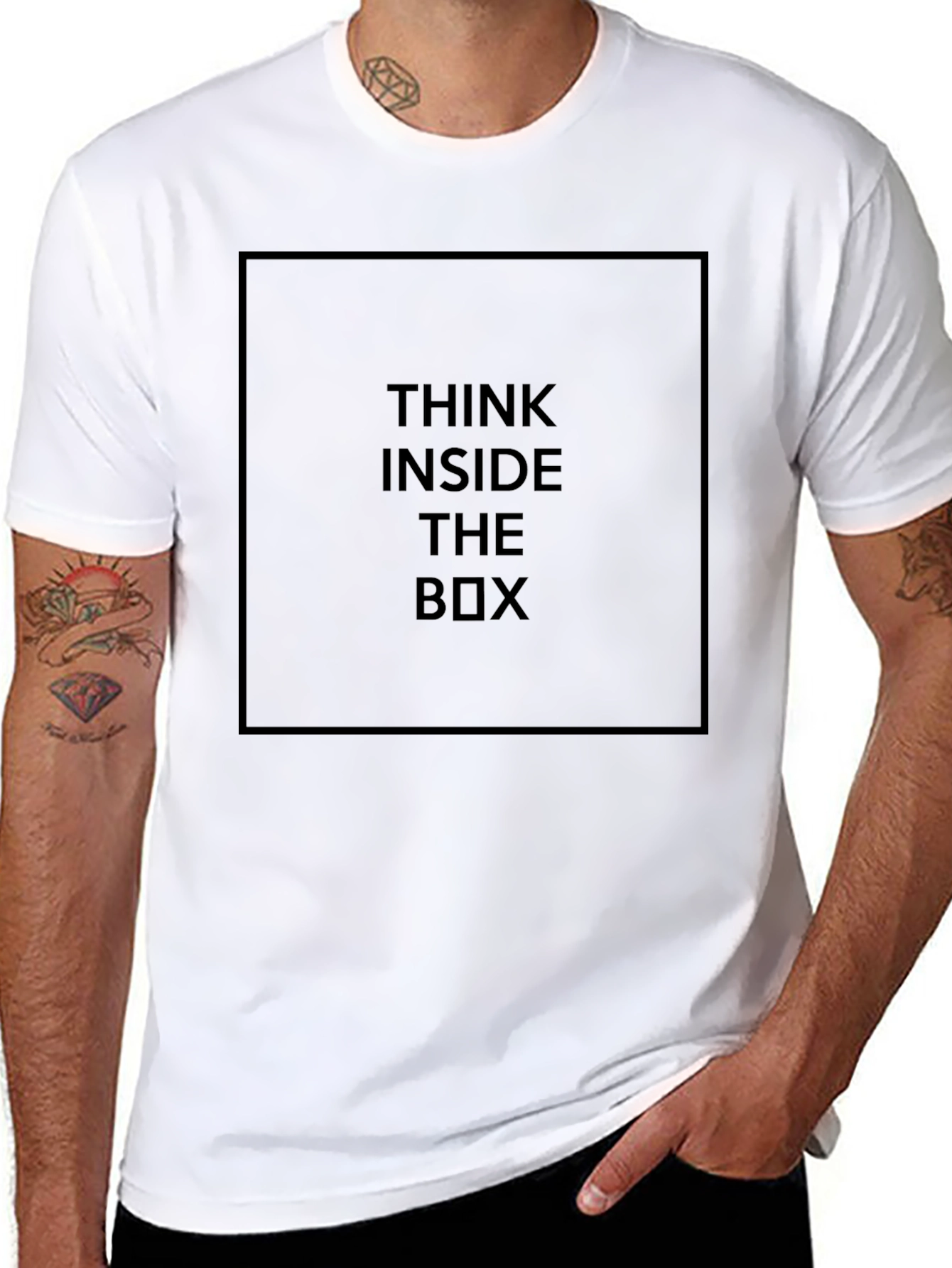 Think Inside the Box Graphic Tee - Unisex