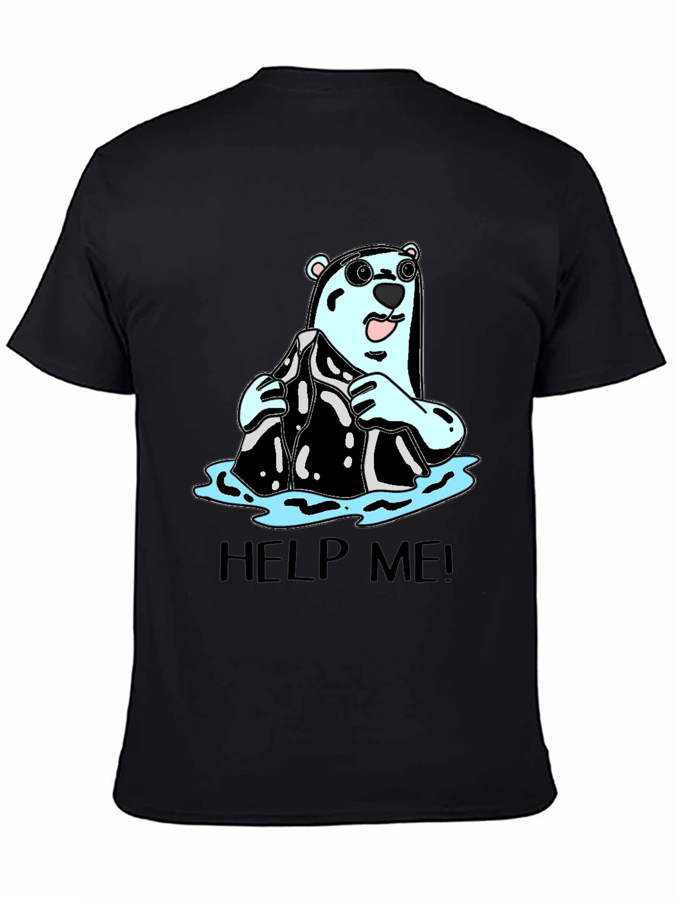 Polar Bear Help Graphic Tee