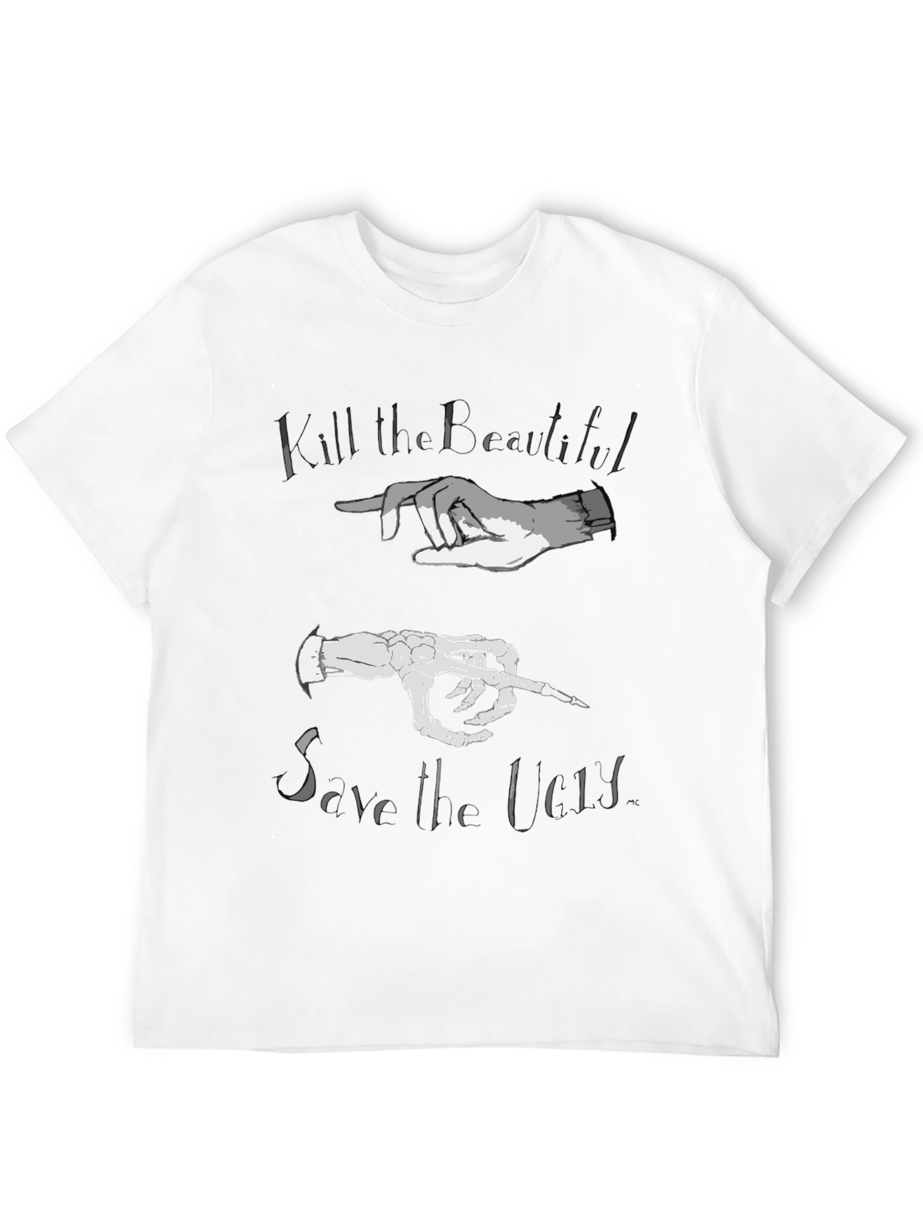 Kill the Beautiful Save the Lost Graphic T-Shirt