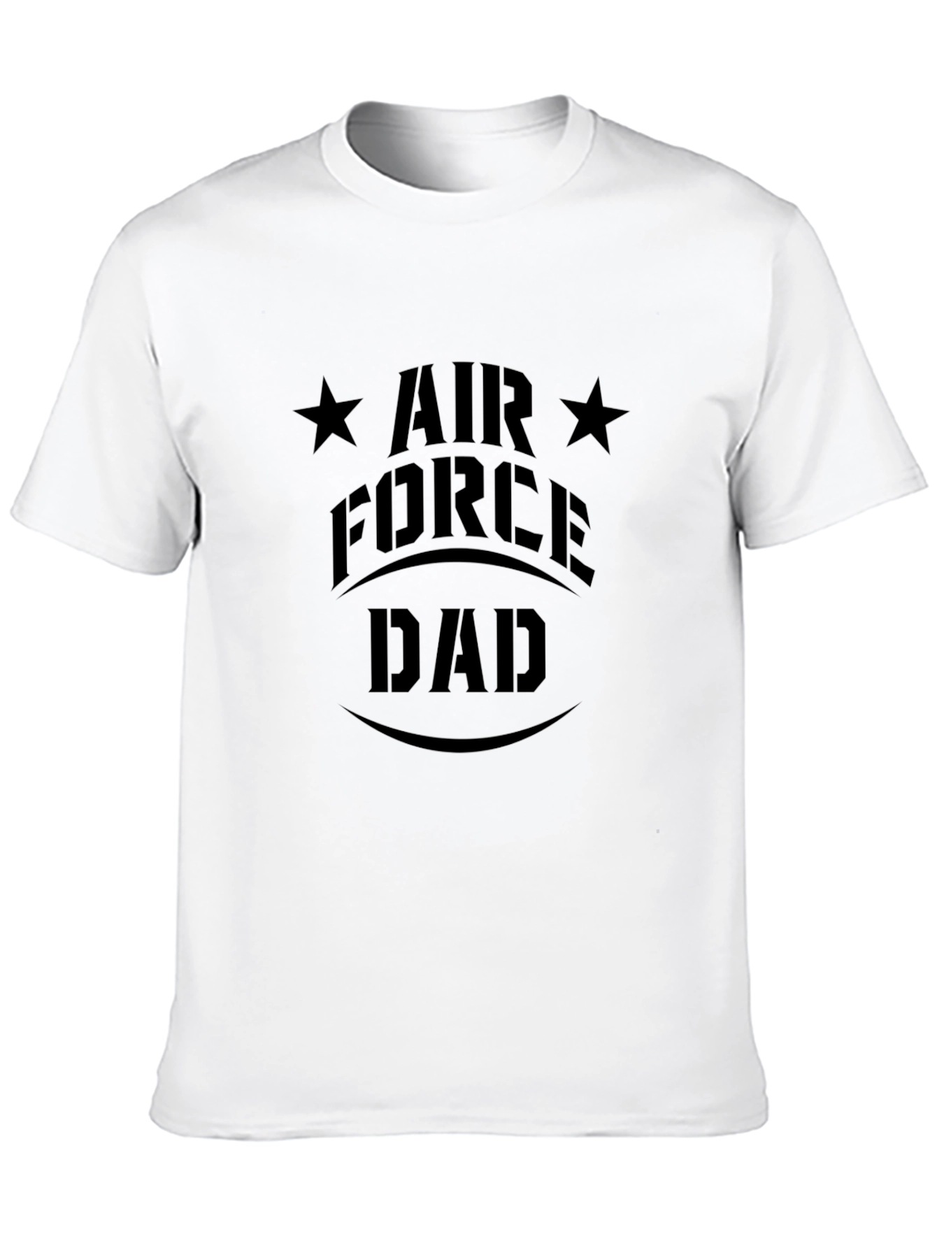 Air Force Dad Graphic Tee - Black