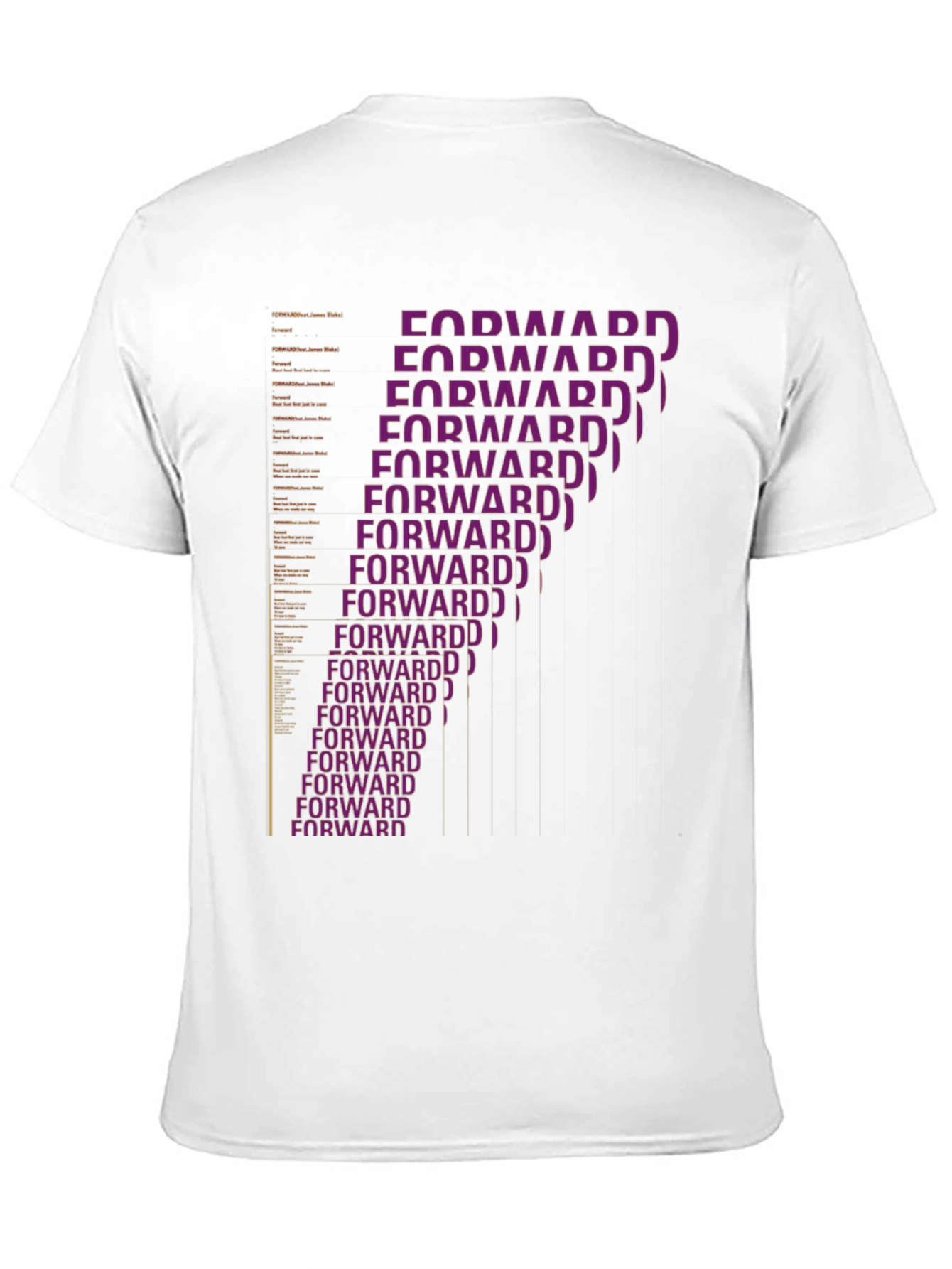 Forward Statement Graphic Tee - Stylish Black T-Shirt