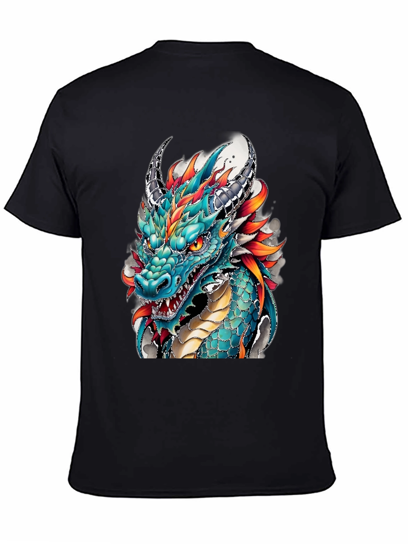 Dragon Graphic Tee - Stylish Black T-Shirt
