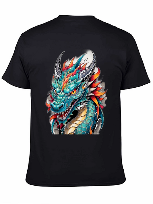 Dragon Graphic Tee - Stylish Black T-Shirt