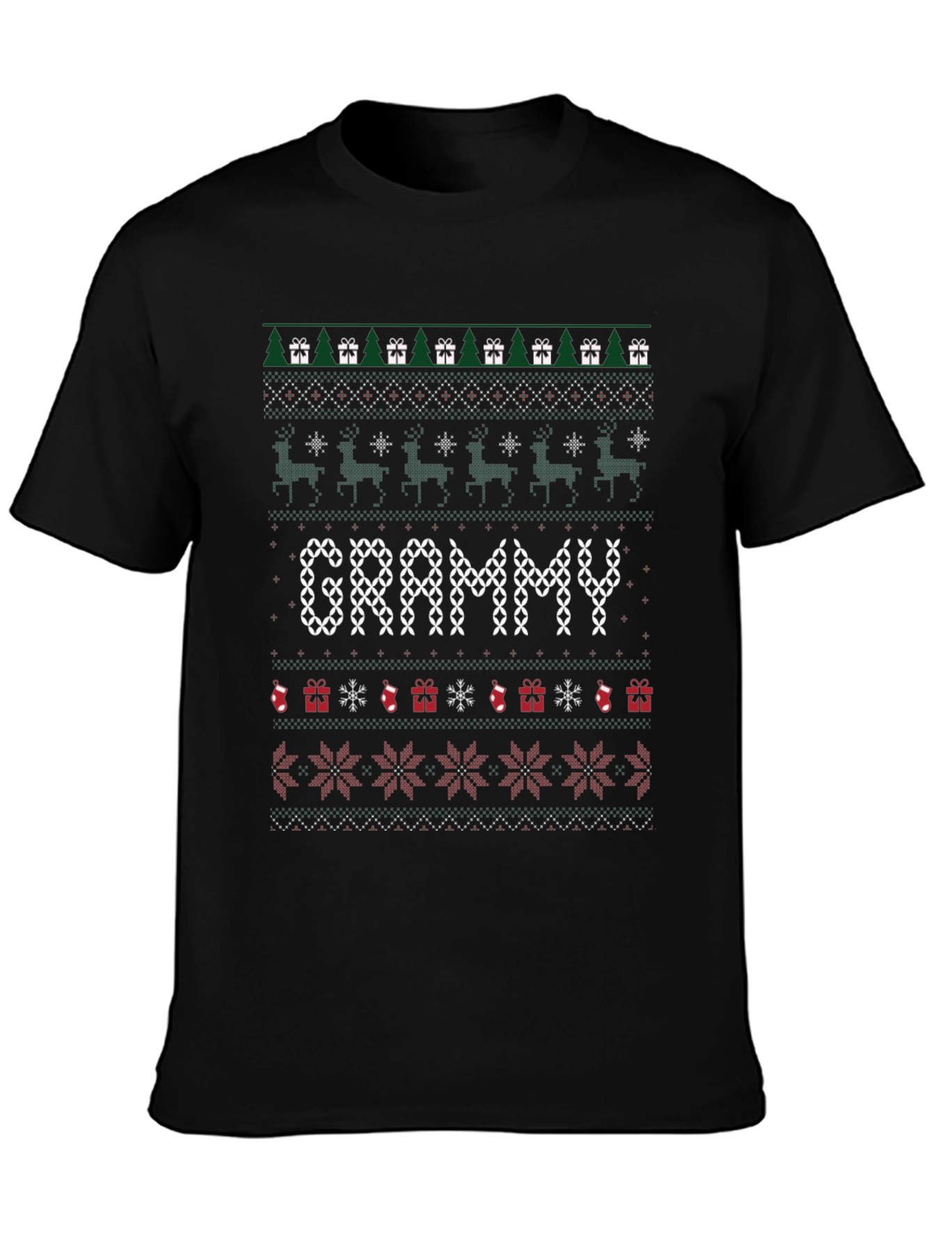 Grammy Ugly Christmas Sweater T-Shirt - Holiday Apparel