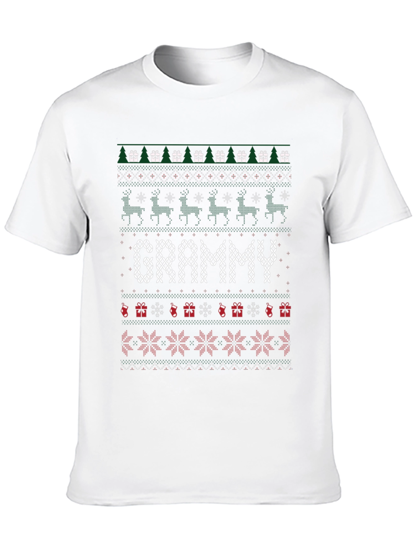 Grammy Ugly Christmas Sweater T-Shirt - Holiday Apparel