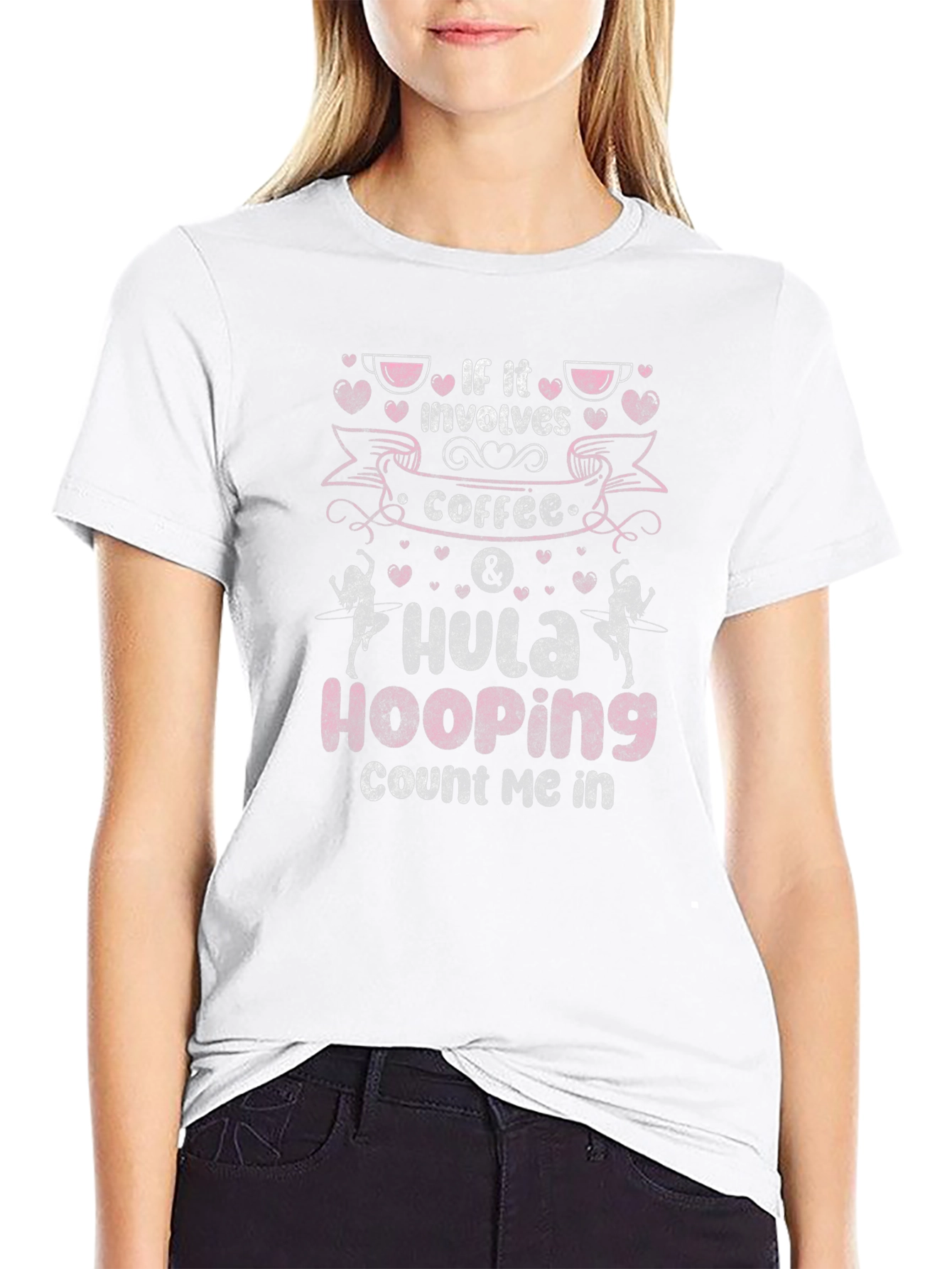Coffee Hula & Hooping Graphic Tee