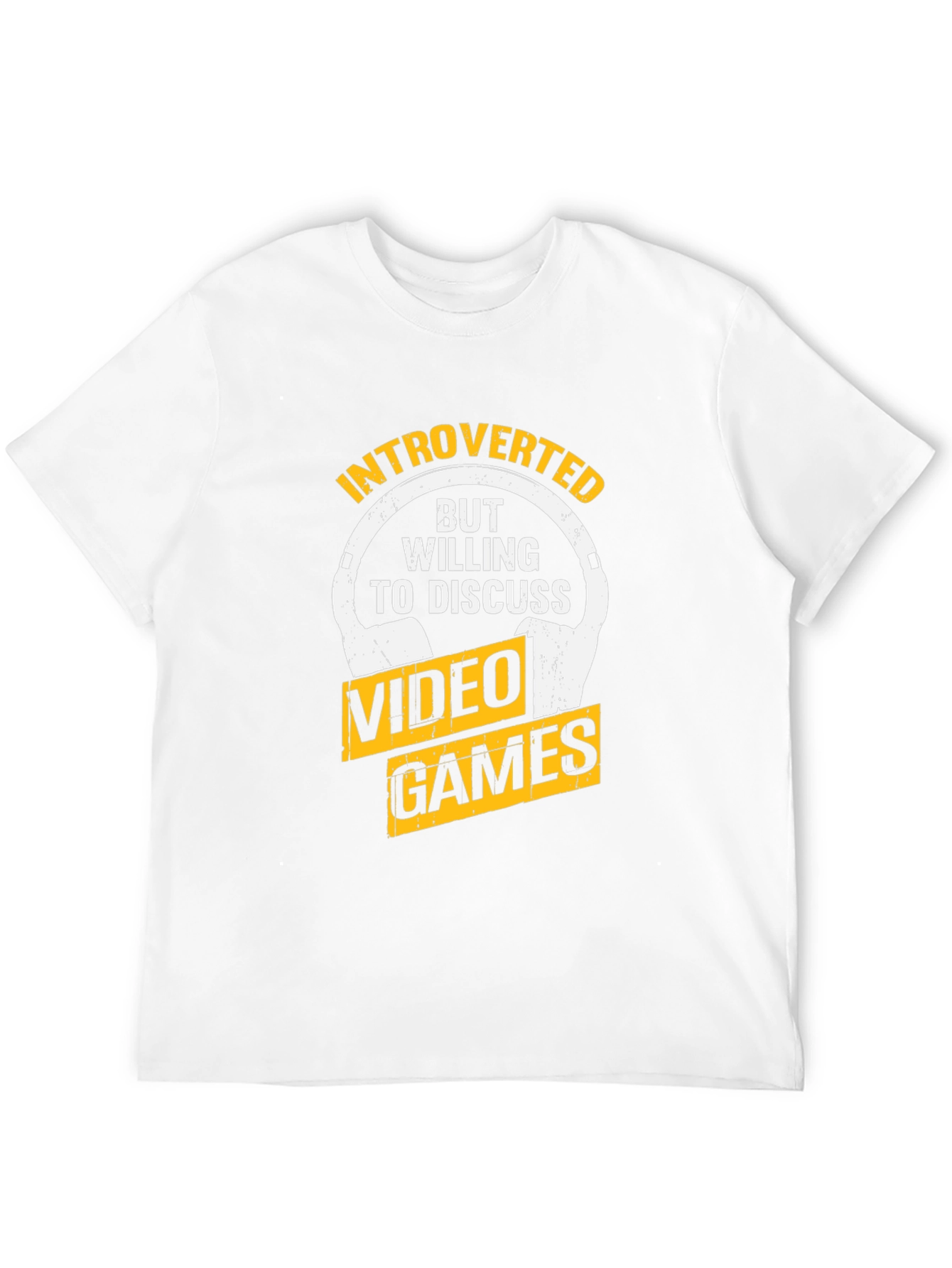 Introverted Gamer Black T-Shirt