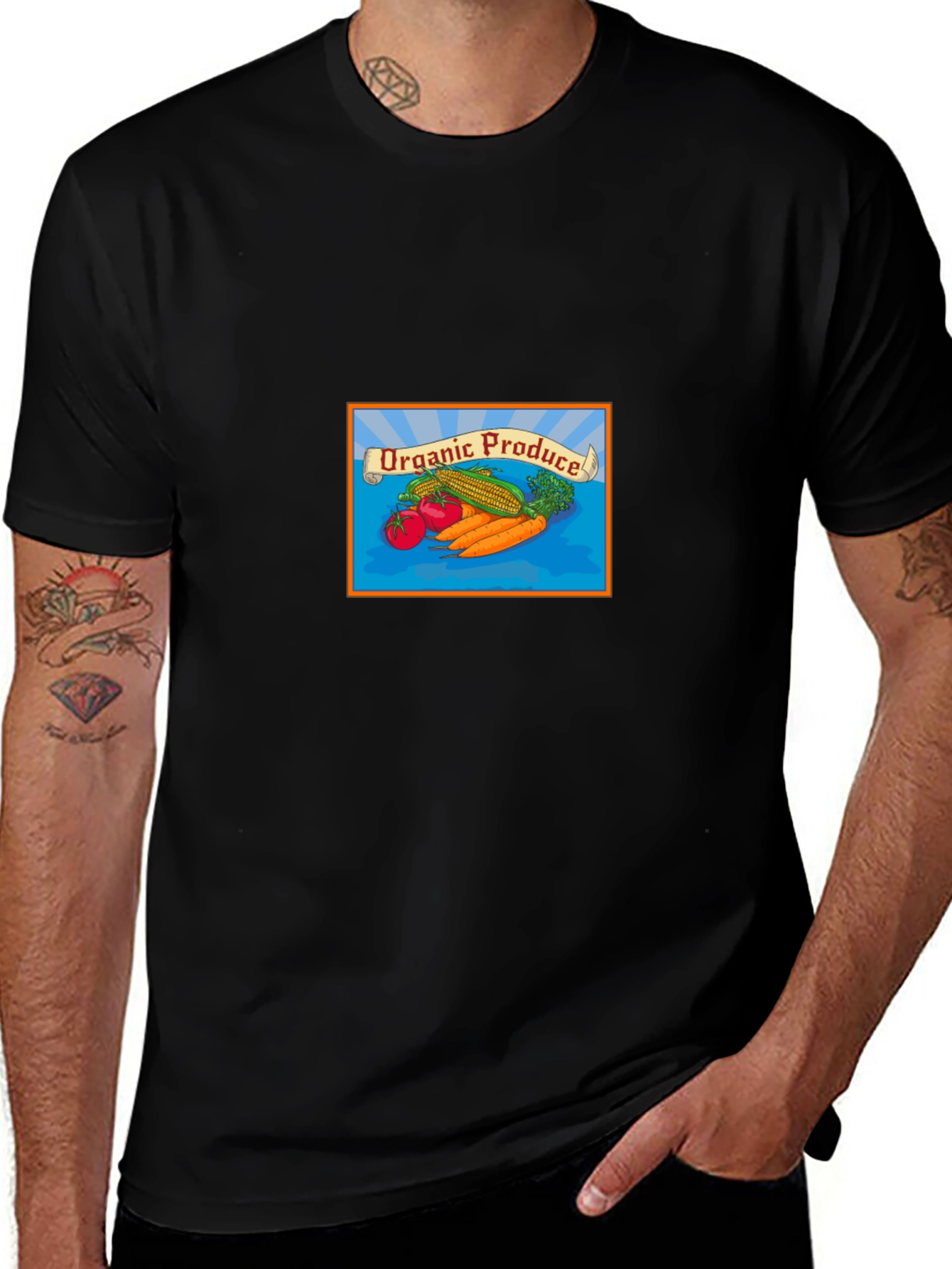 Organic Produce T-Shirt - Fresh & Fun!