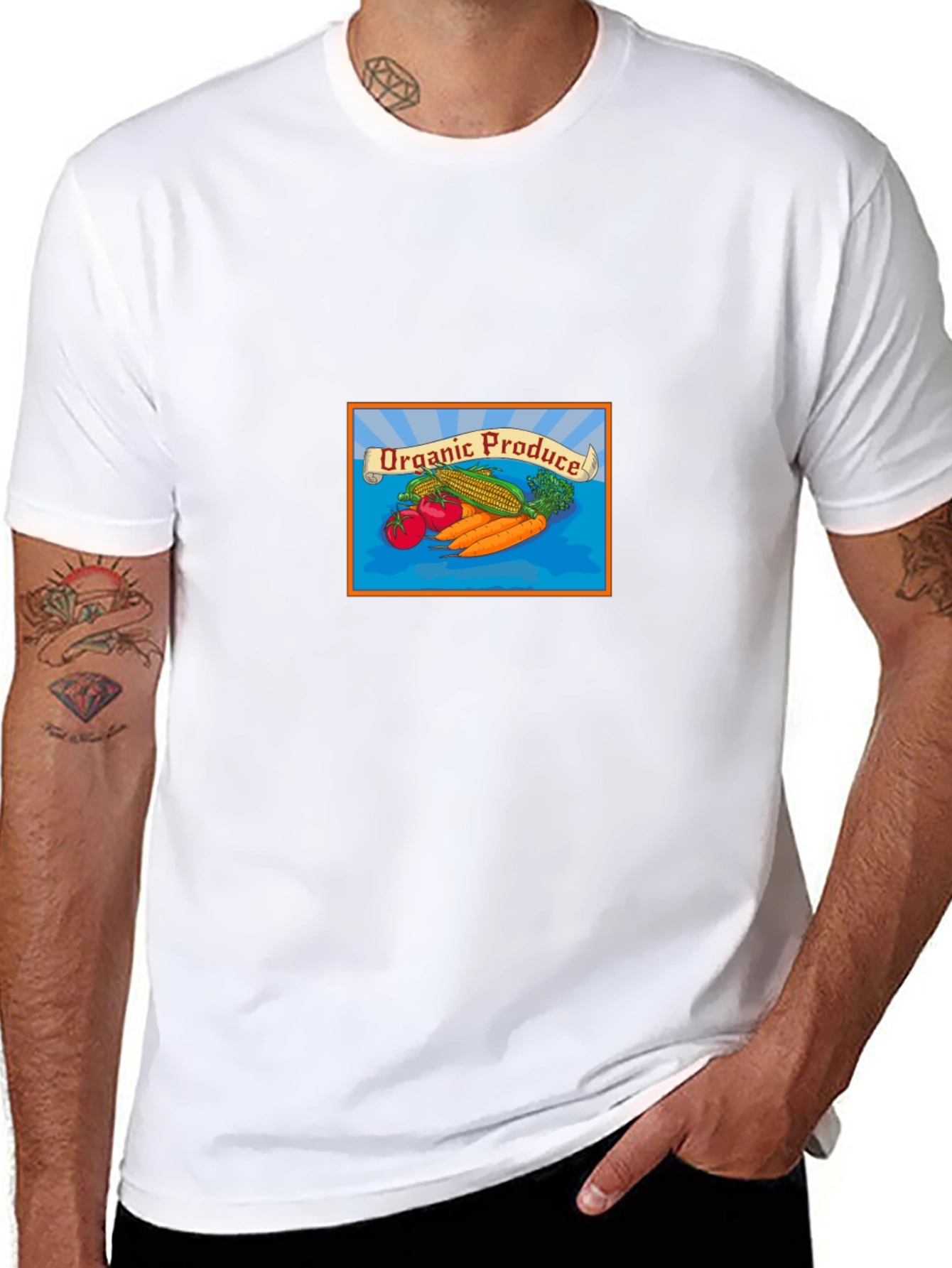 Organic Produce T-Shirt - Fresh & Fun!