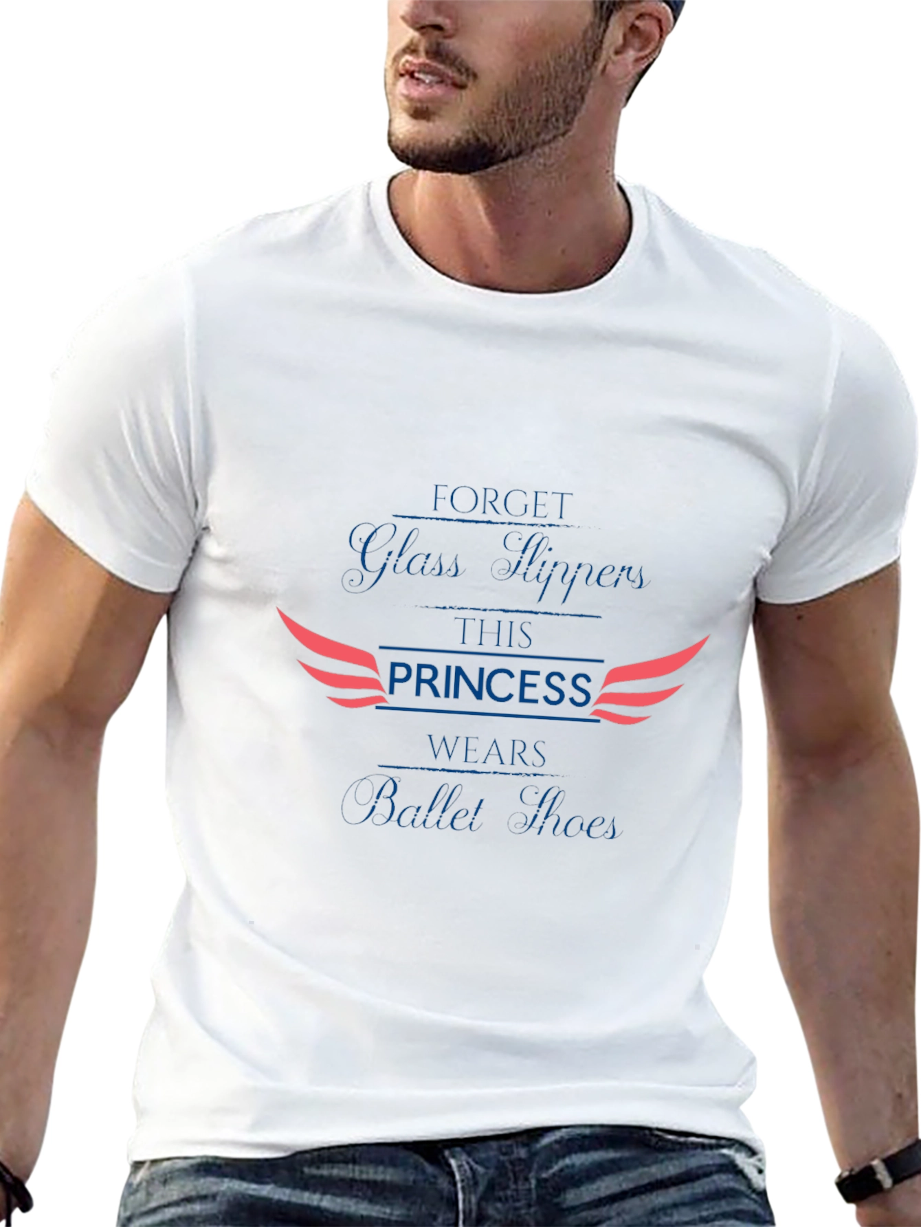 Princess Ballet Shoes T-Shirt Forget Glass Slippers