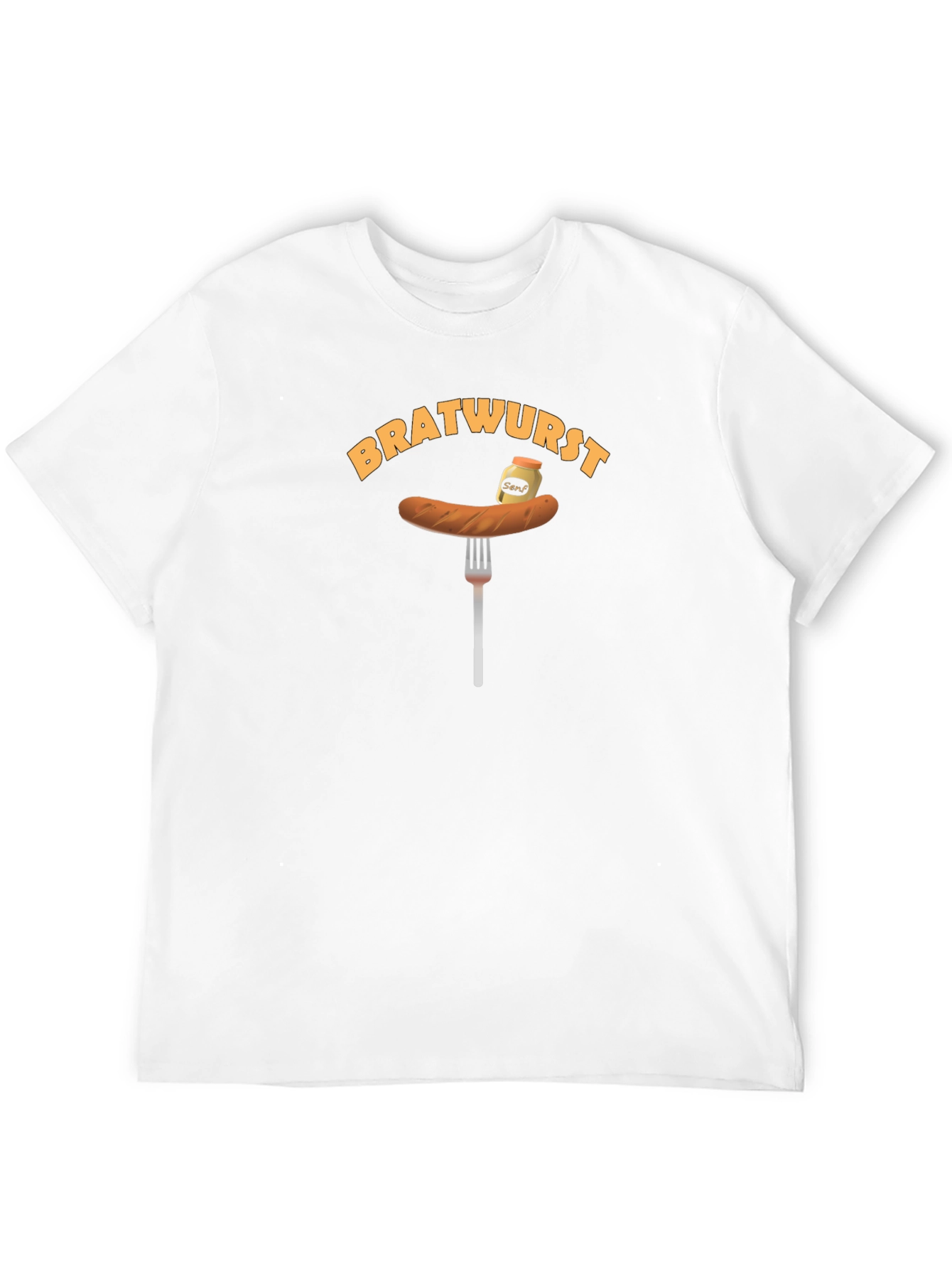Bratwurst Fork Funny T-Shirt