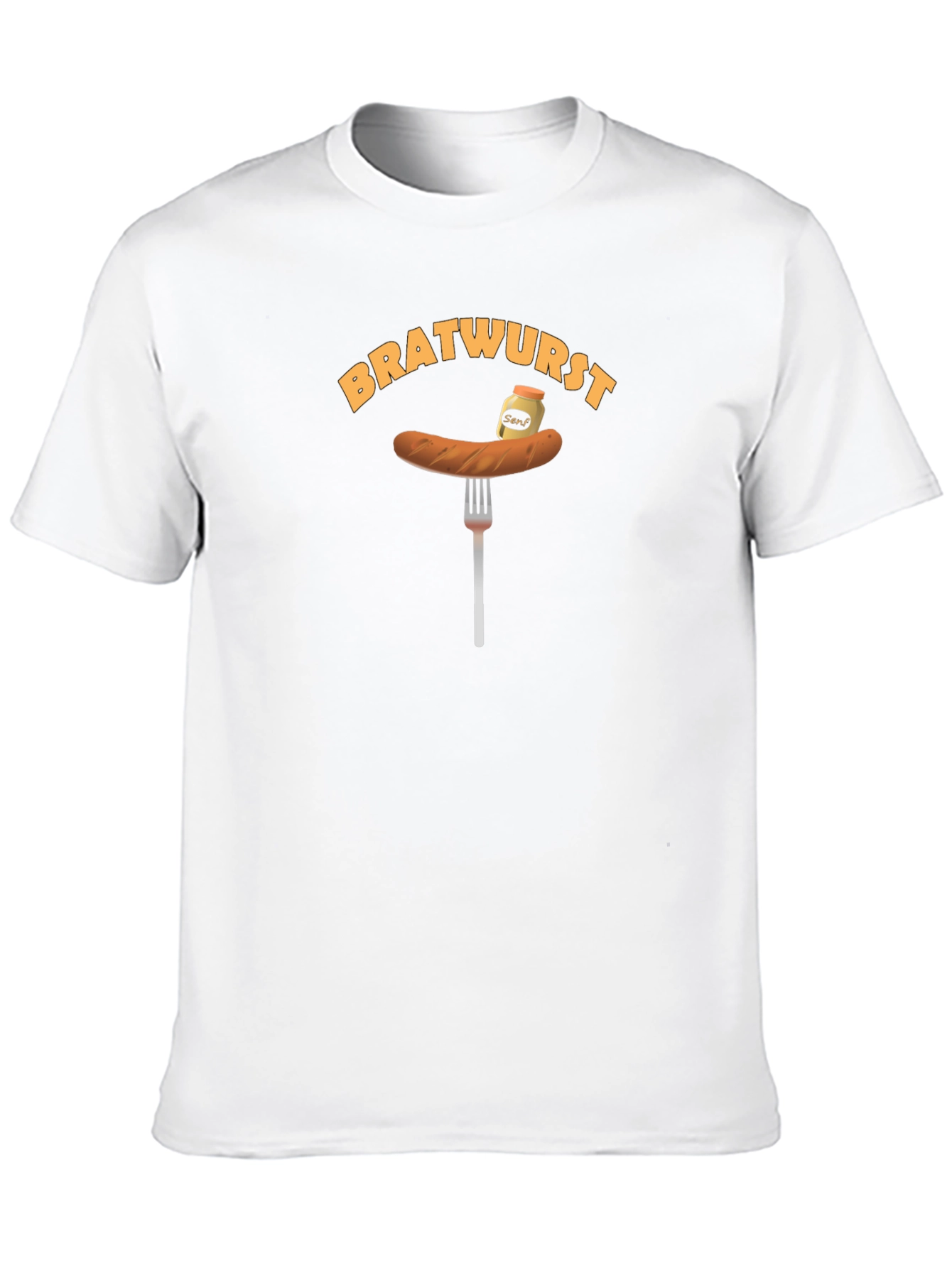 Bratwurst Fork Funny T-Shirt