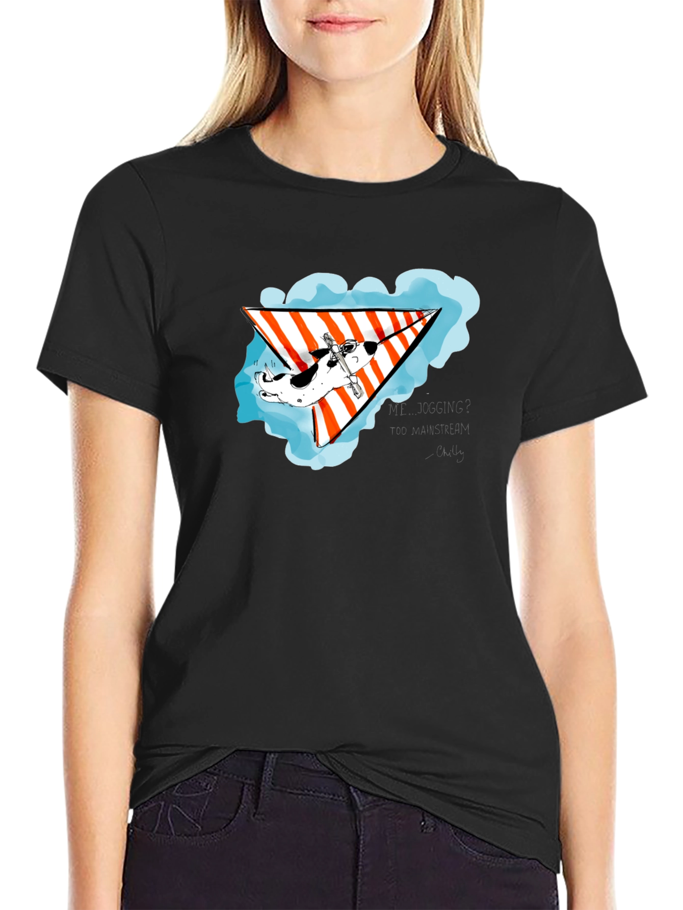 Hang Gliding Dog T-Shirt – Adventure Dog Lover Tee