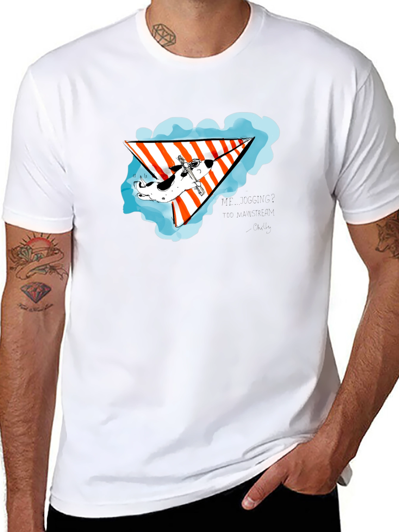 Hang Gliding Dog T-Shirt – Adventure Dog Lover Tee