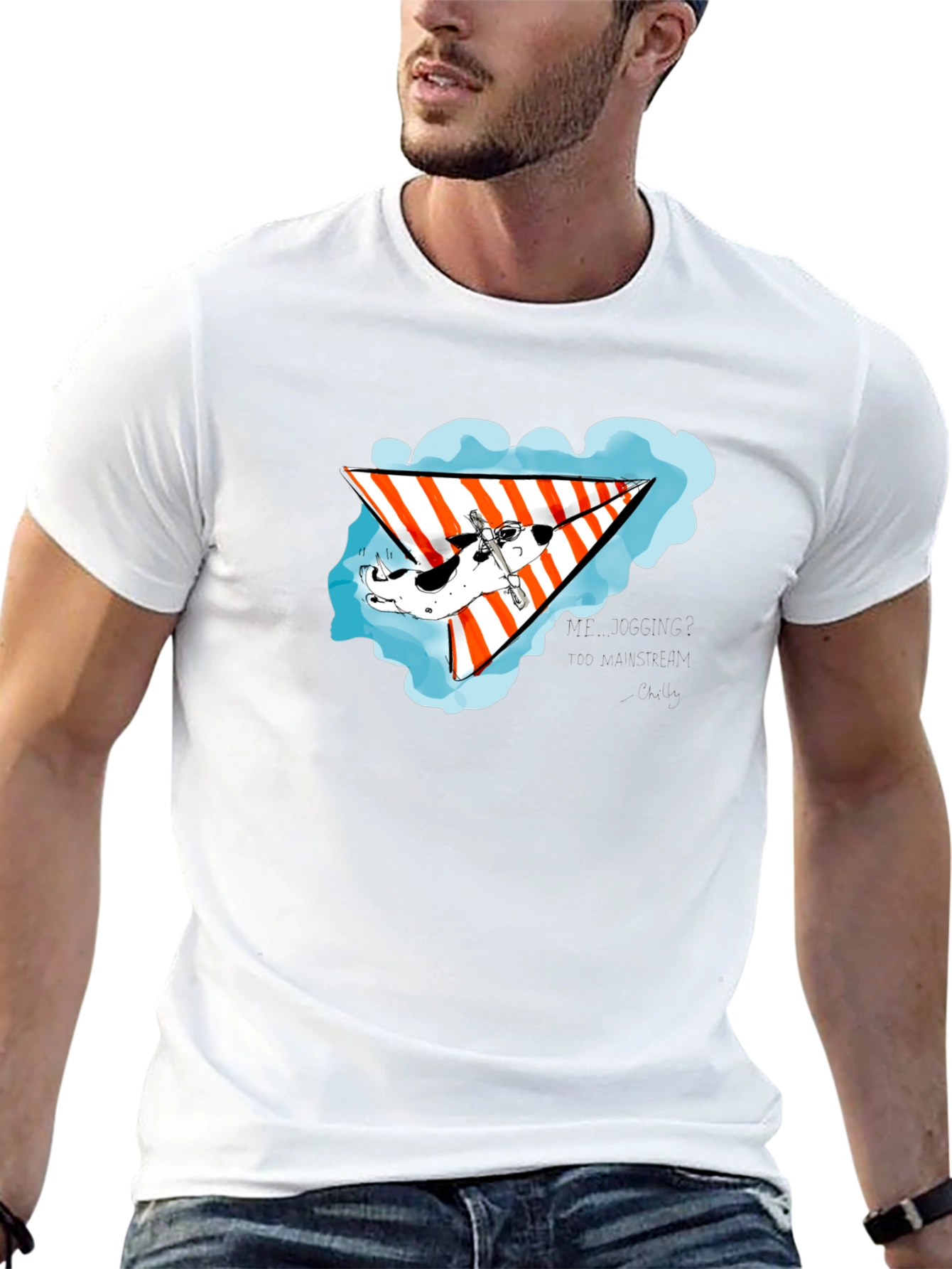 Hang Gliding Dog T-Shirt – Adventure Dog Lover Tee