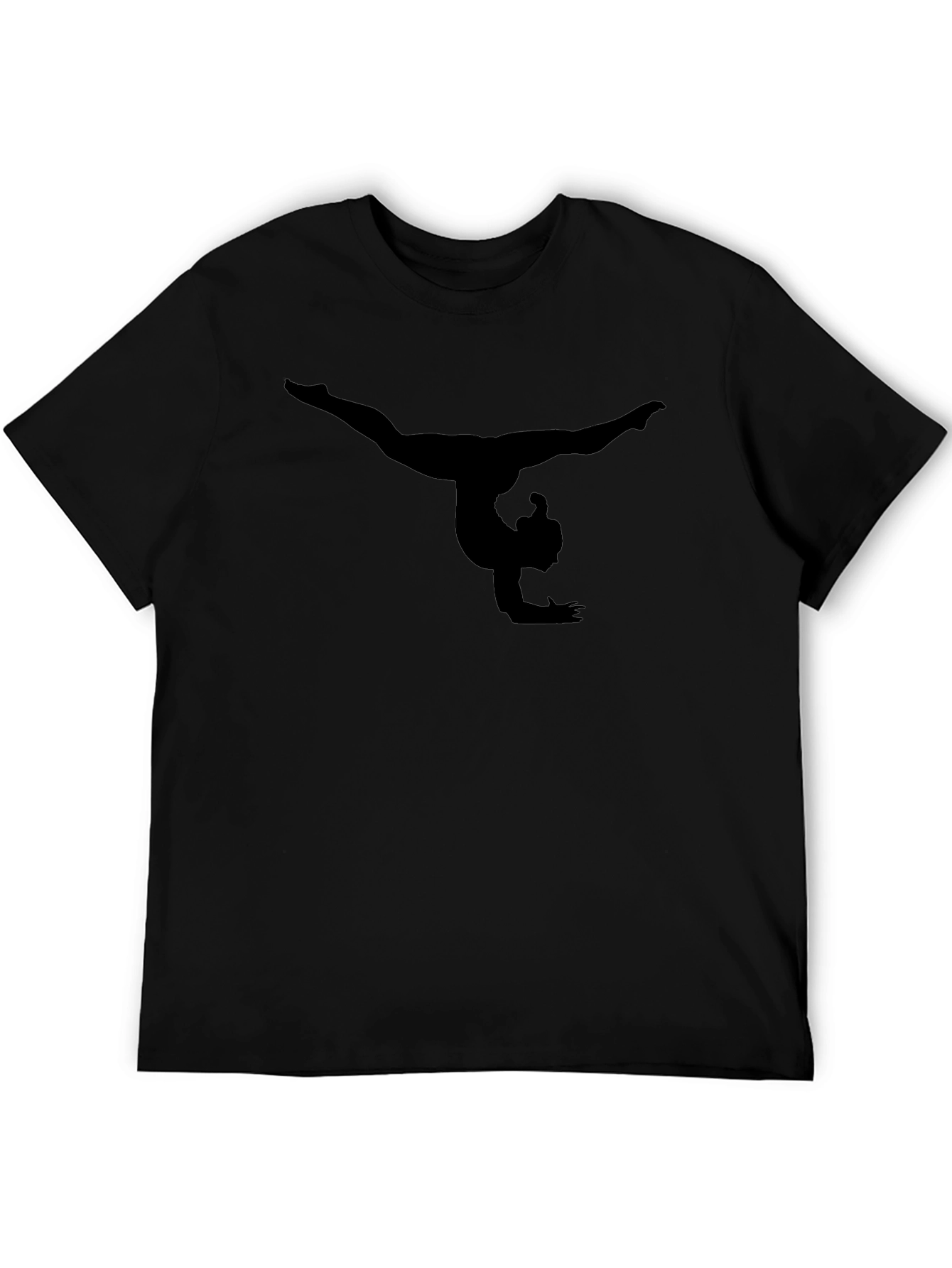 Gymnastics Silhouette Black T-Shirt