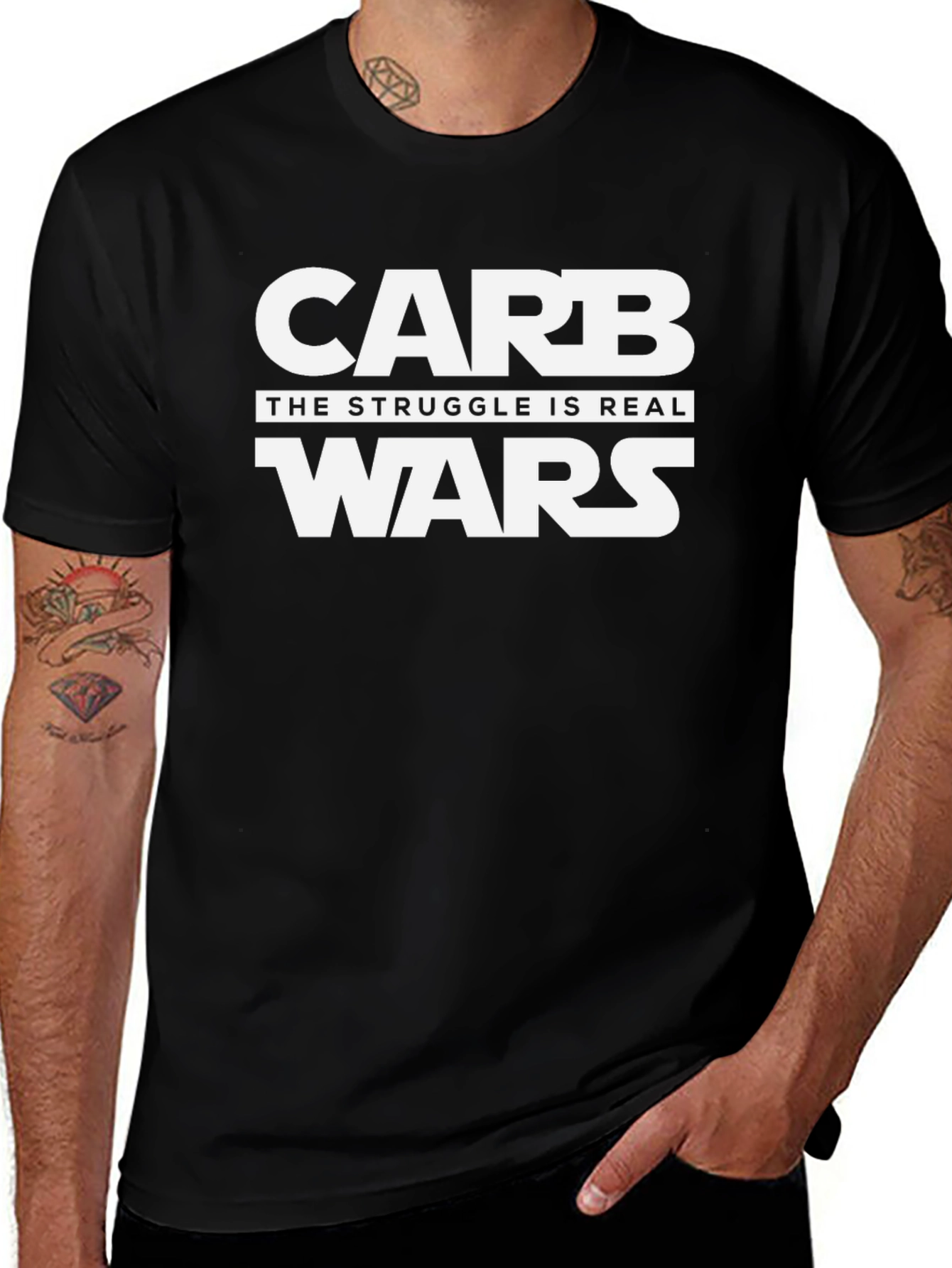 Carb Wars T-Shirt: The Struggle Is Real!