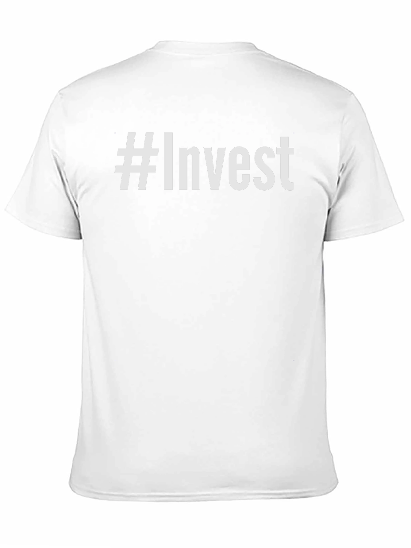 #Invest Black Graphic Tee - Make a Statement!