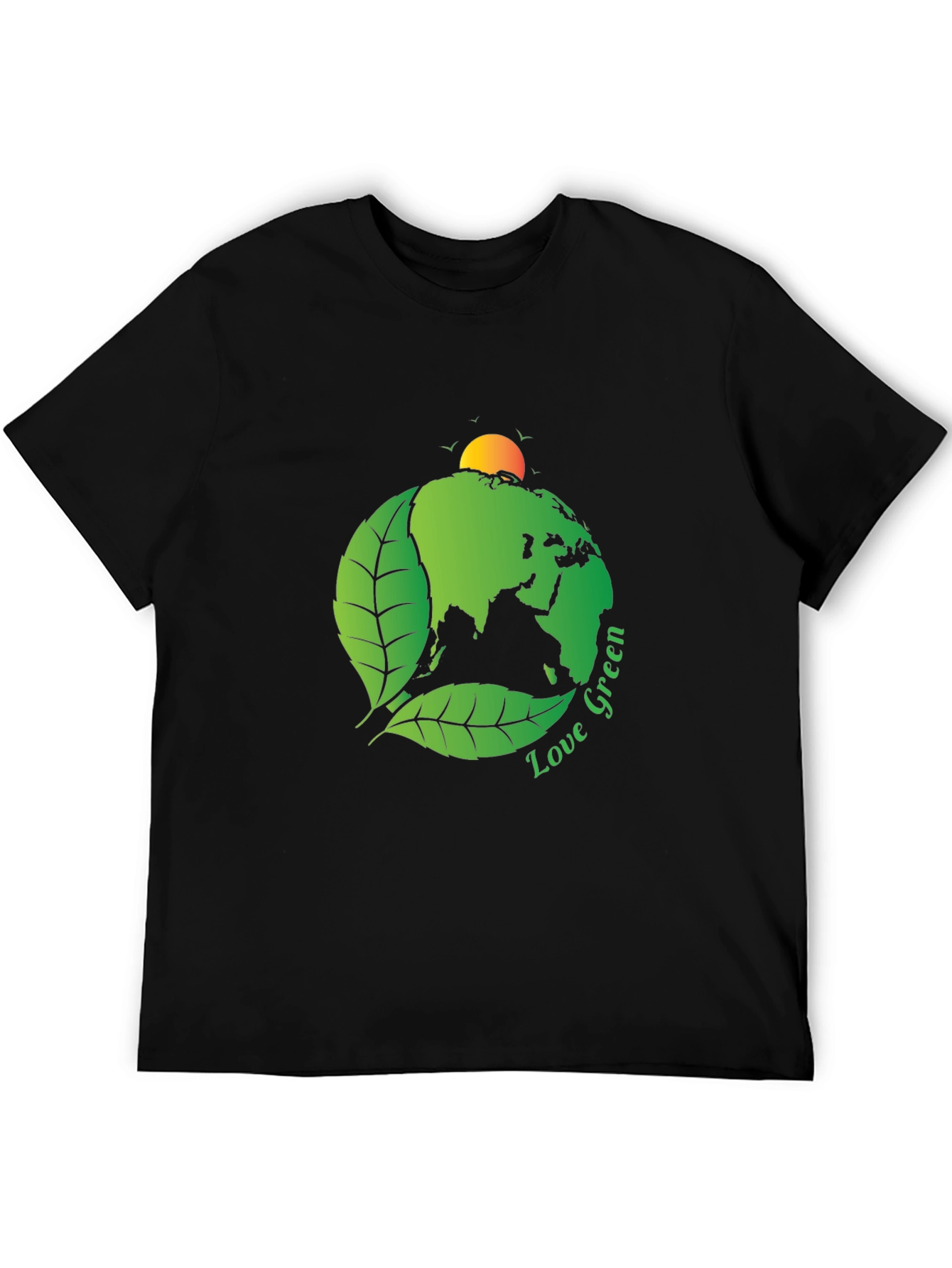 Love Green Earth Graphic Tee - Eco-Friendly Design