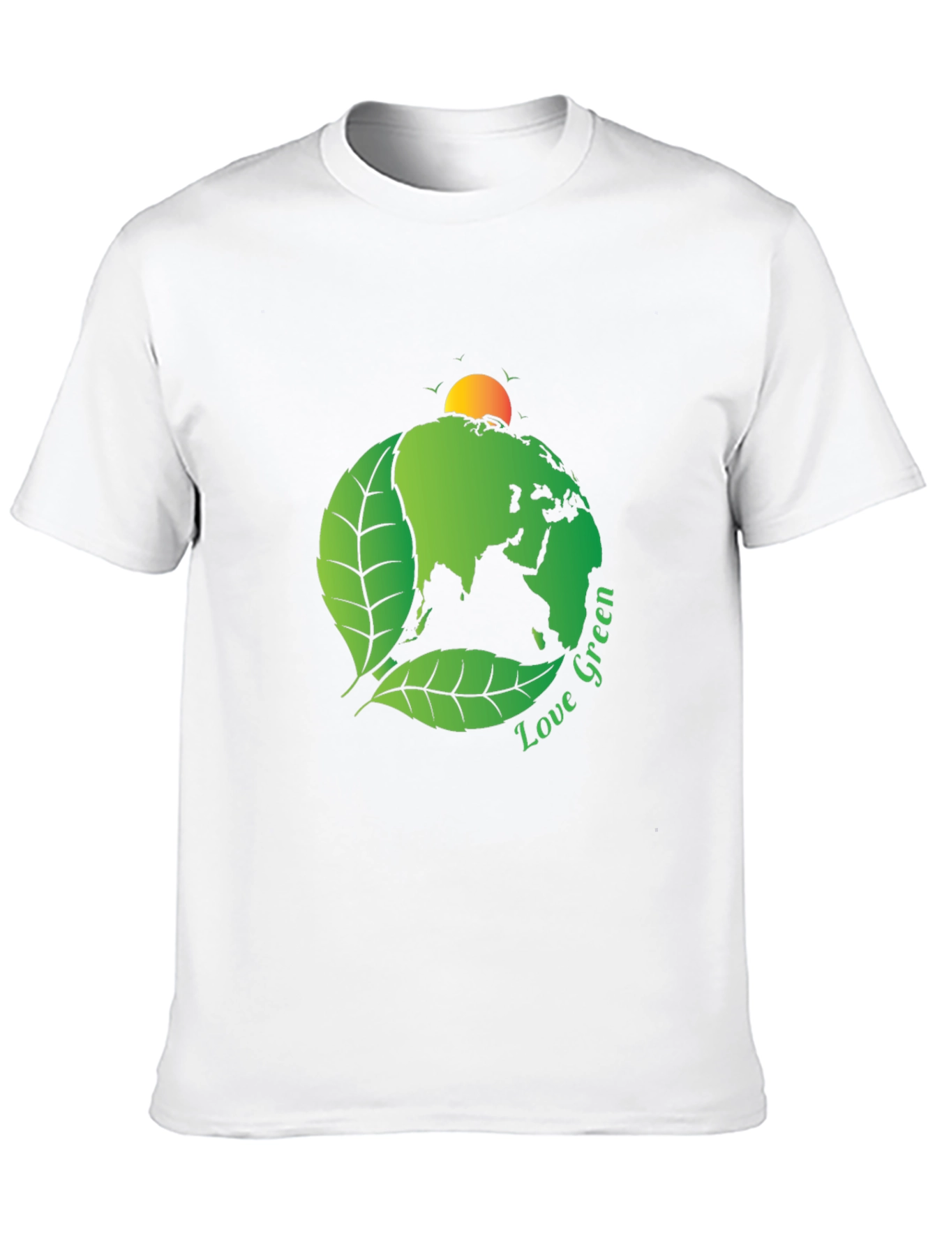 Love Green Earth Graphic Tee - Eco-Friendly Design